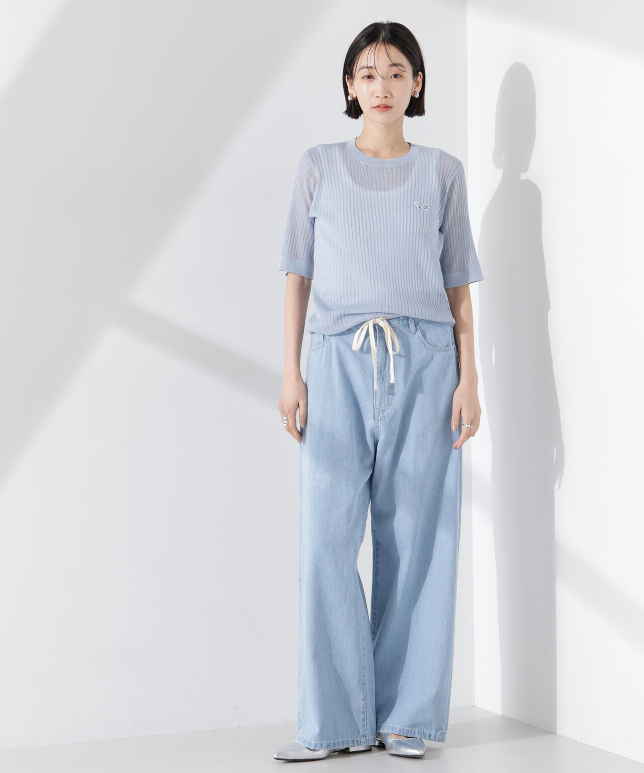 PENNEYS別注TheFOXシアーリブニットトップス