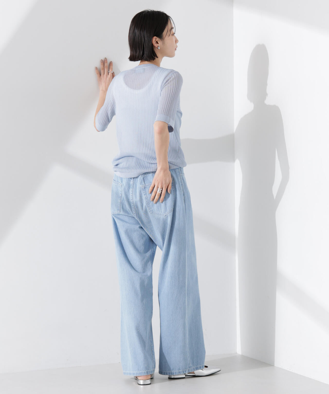 PENNEYS別注TheFOXシアーリブニットトップス