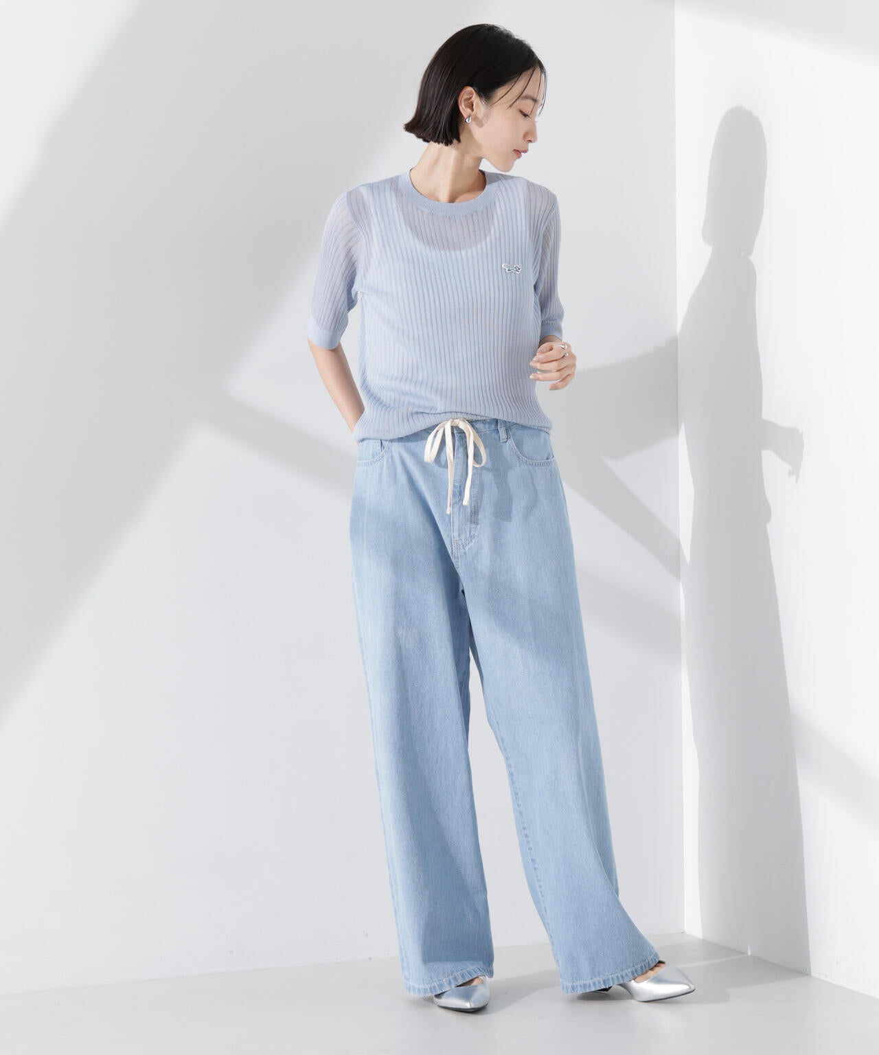 PENNEYS別注TheFOXシアーリブニットトップス