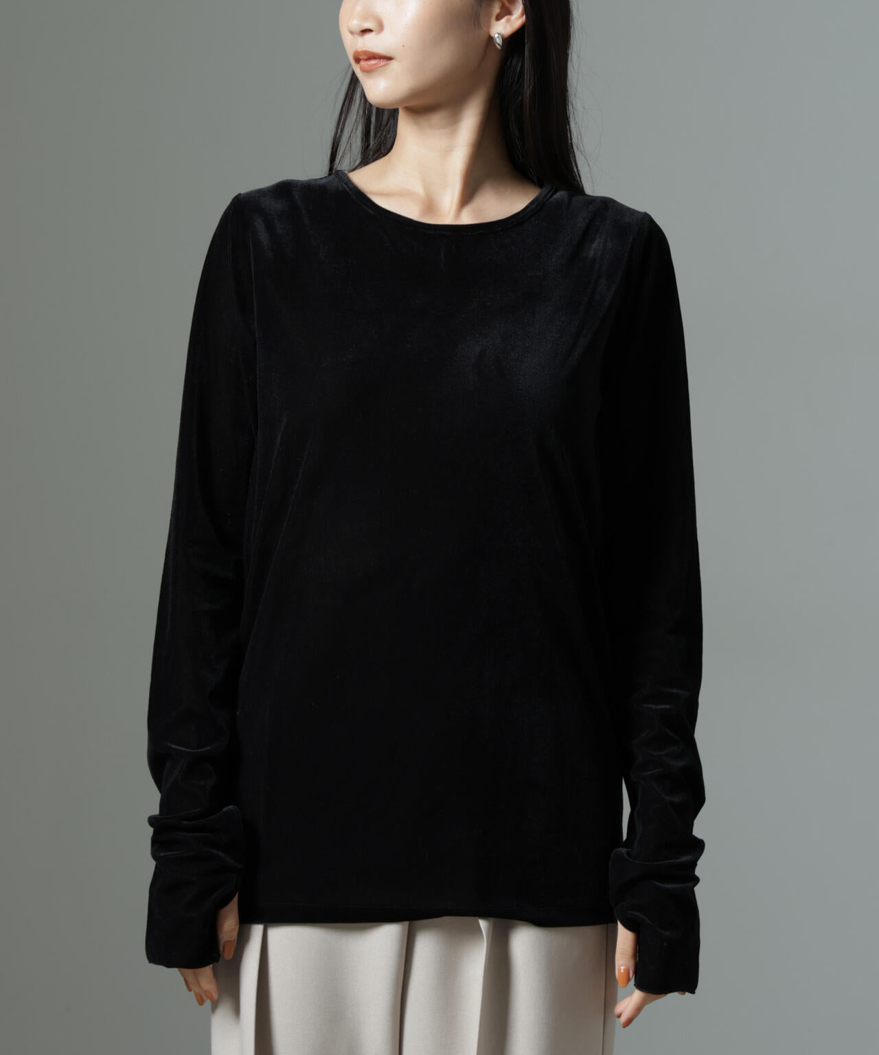 シアーベロアロングTシャツ