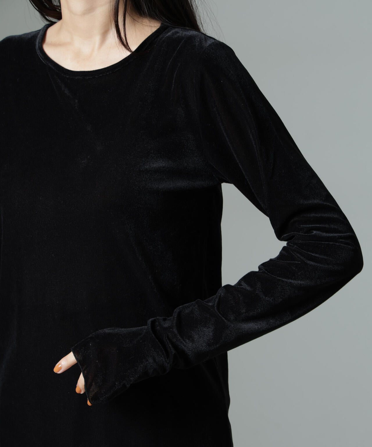 シアーベロアロングTシャツ