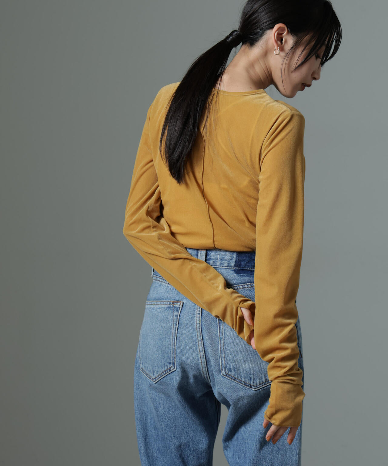 シアーベロアロングTシャツ