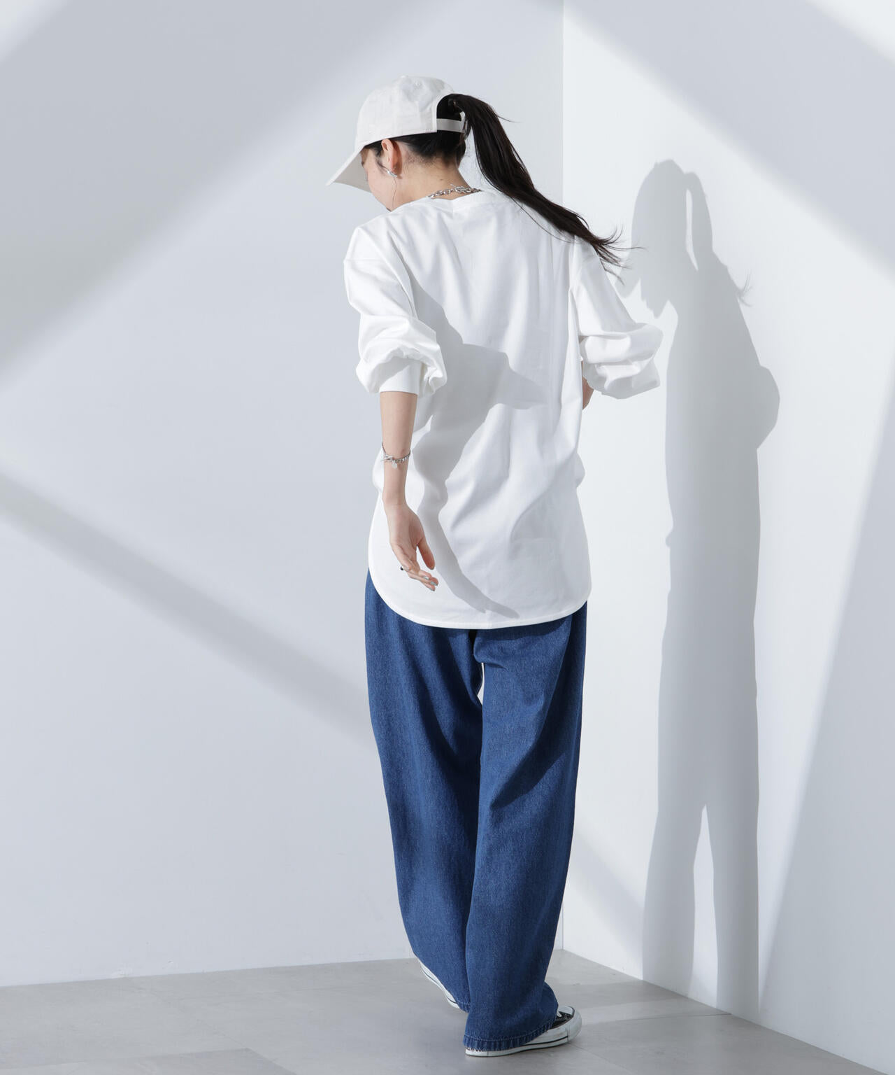 Anti SmellスムースシルケットロングスリーブTシャツ