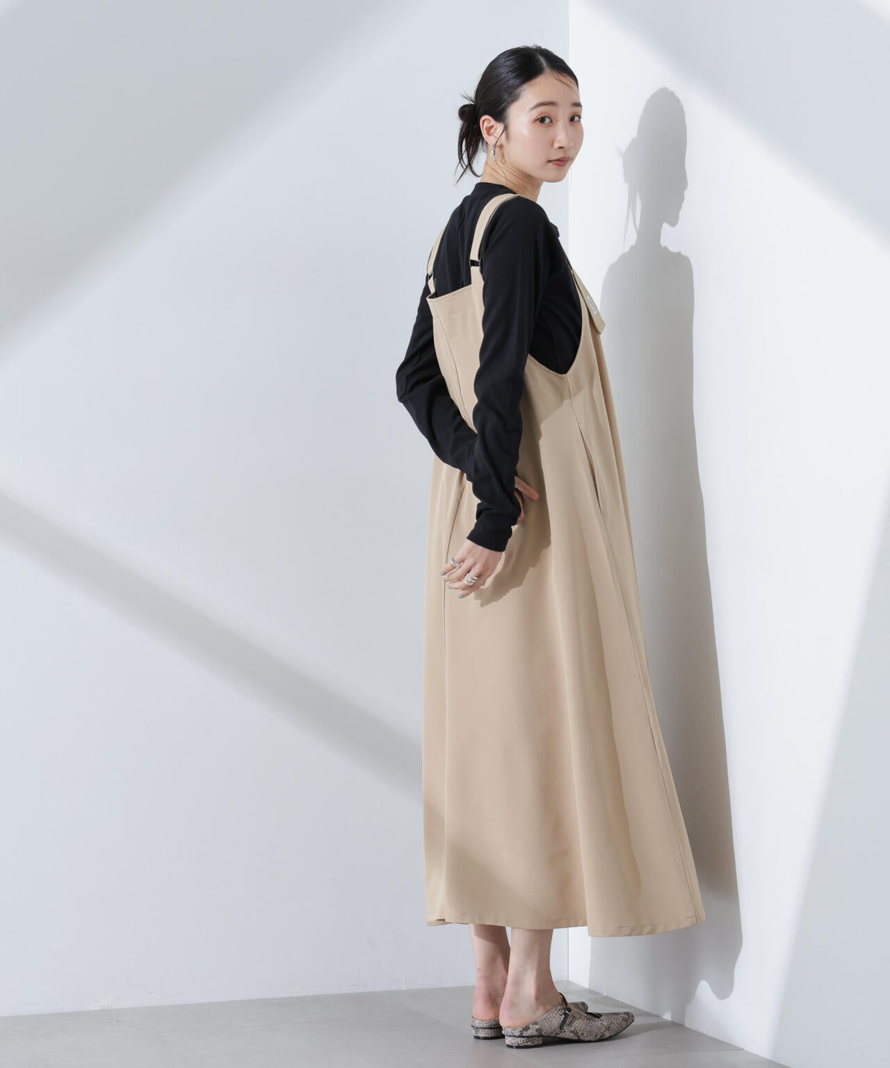抗菌防臭リブロングスリーブTシャツ