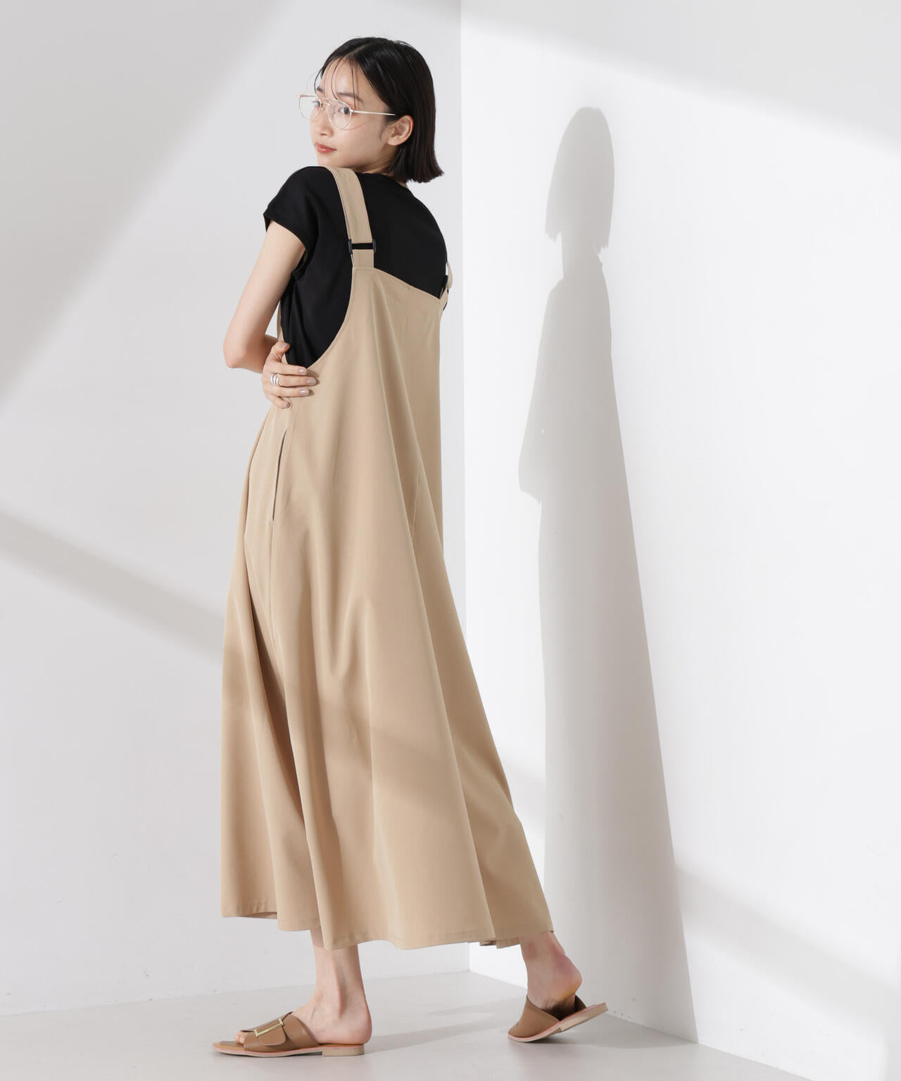 汗染み防止加工接触冷感フレンチスリーブTシャツ