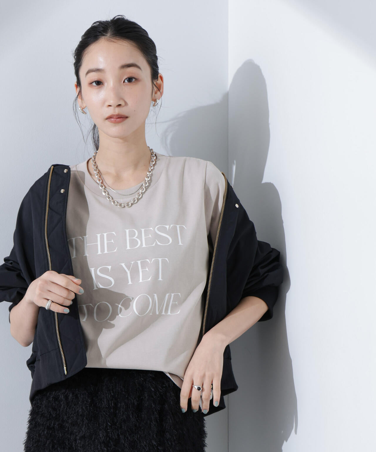 ロゴプリントTシャツ
