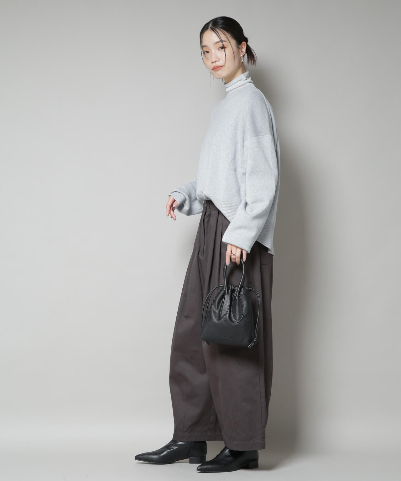 毛玉抑制ニットプルオーバー(セットアップ可)