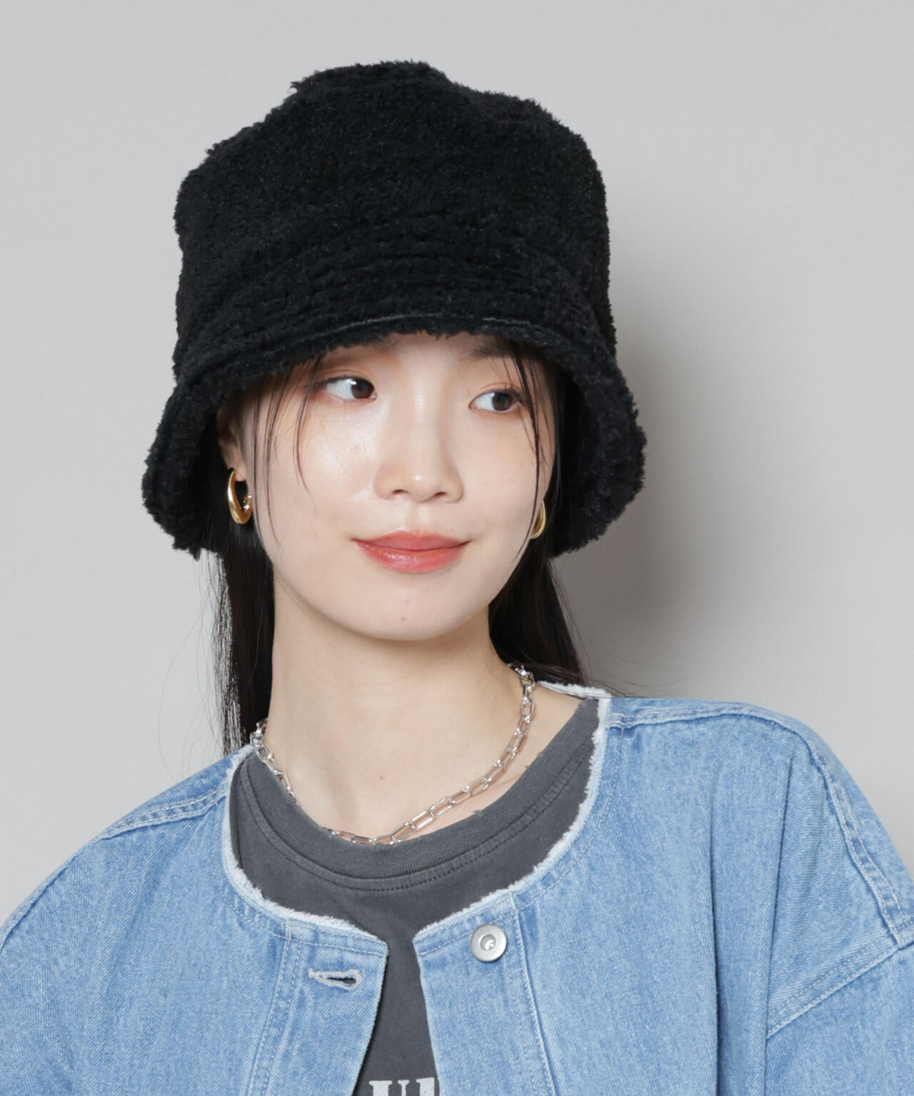 Healthknit/別注ボアバケットハット