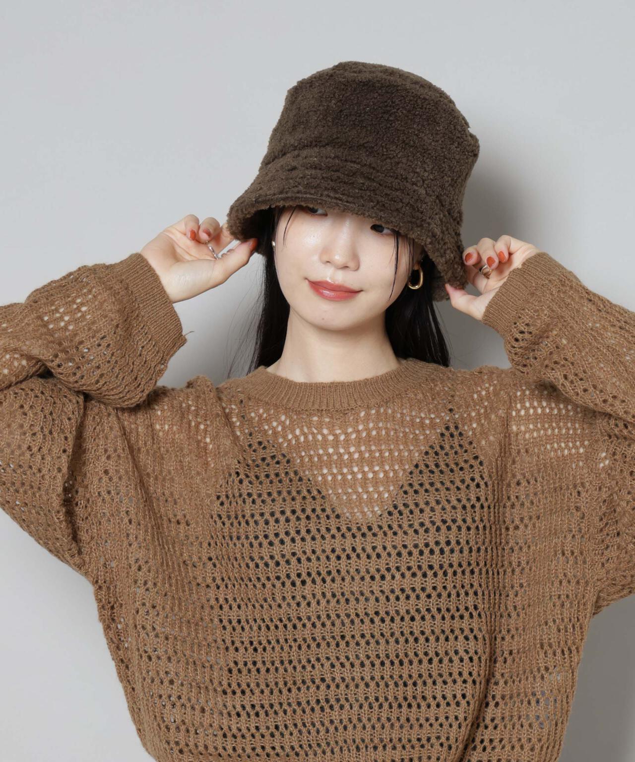 Healthknit/別注ボアバケットハット