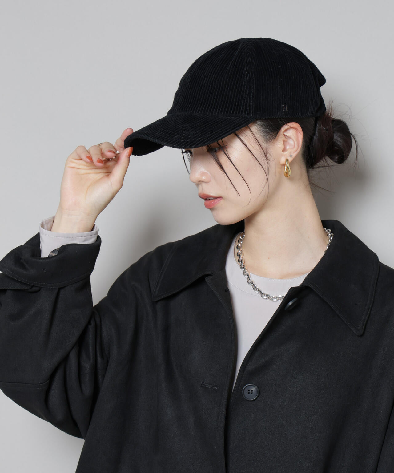 Healthknit/別注コーデュロイキャップ