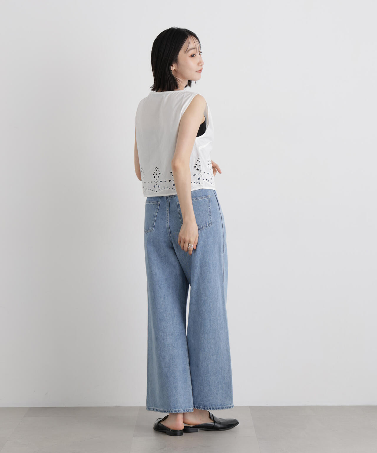 made in INDIA カットワークエンブロイダリージレ(セットアップ可)