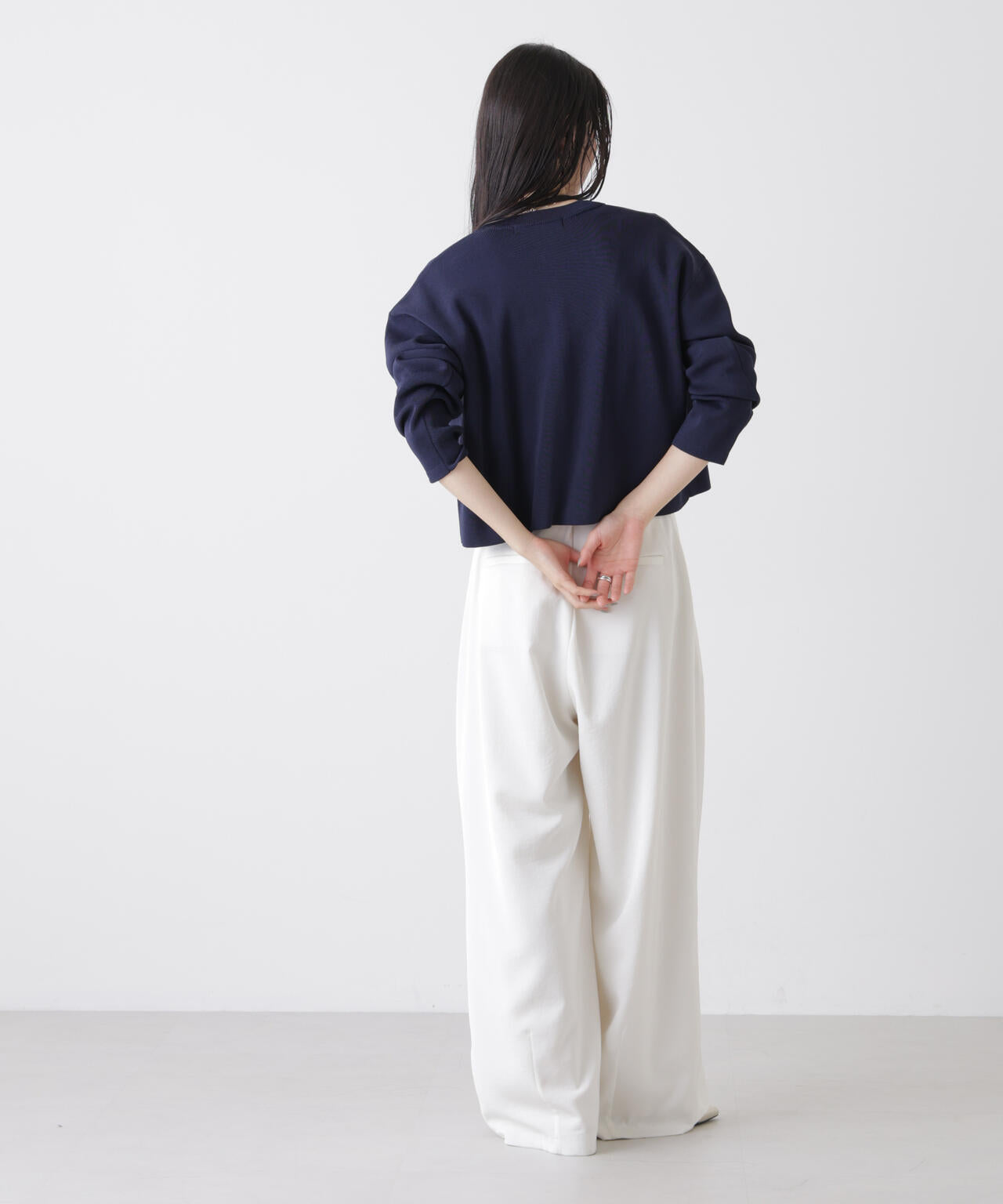 洗濯機洗可UVカット総針ニットカーディガン