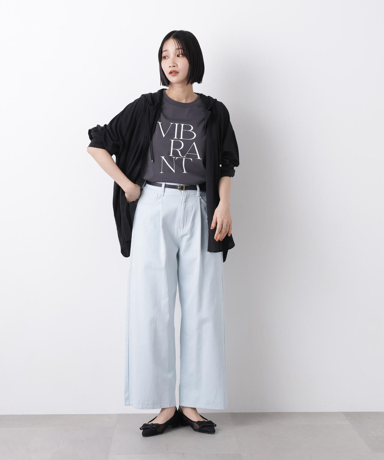 接触冷感&紫外線防止機能 ロゴプリントTシャツ