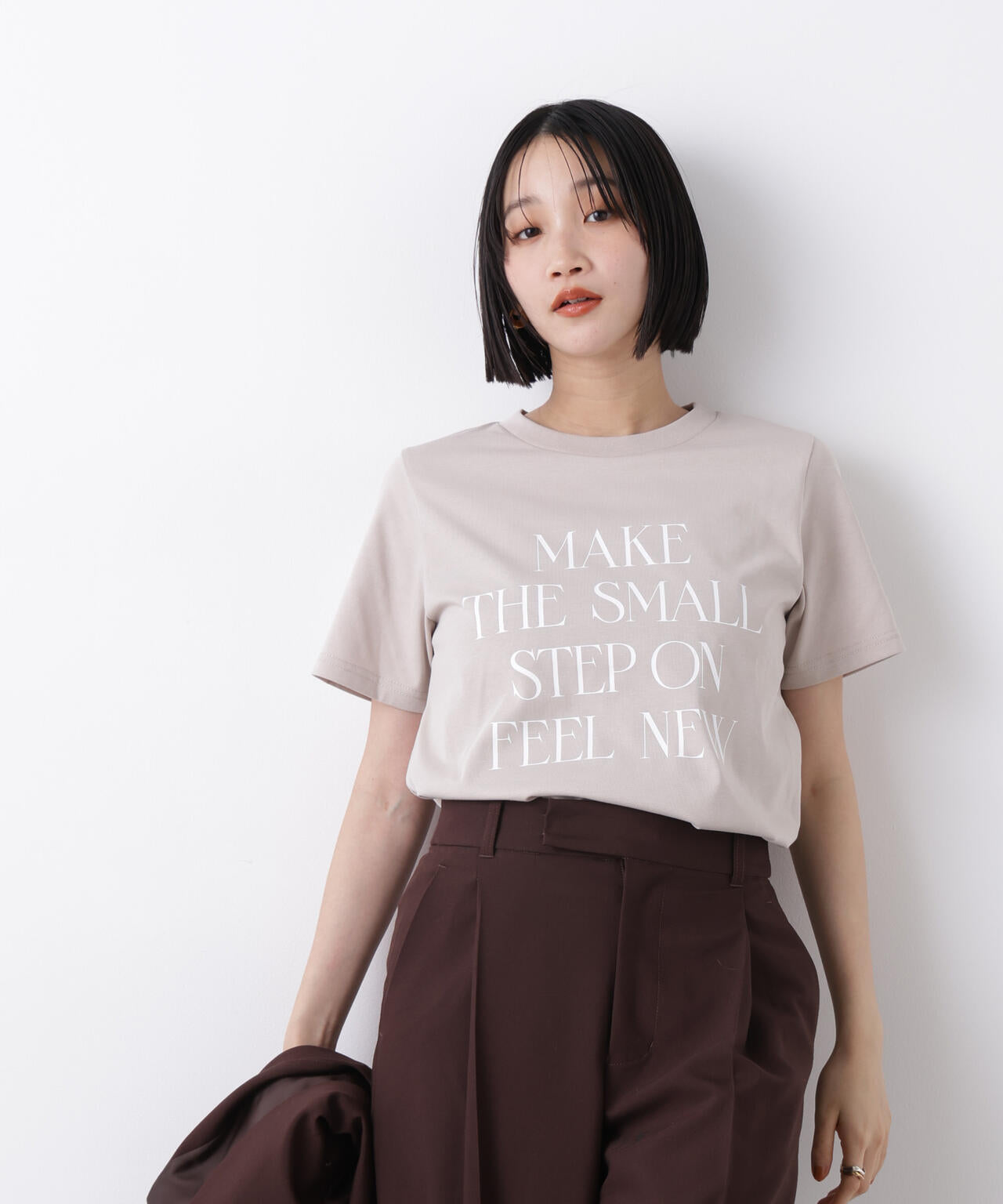 接触冷感&紫外線防止機能 ロゴプリントTシャツ