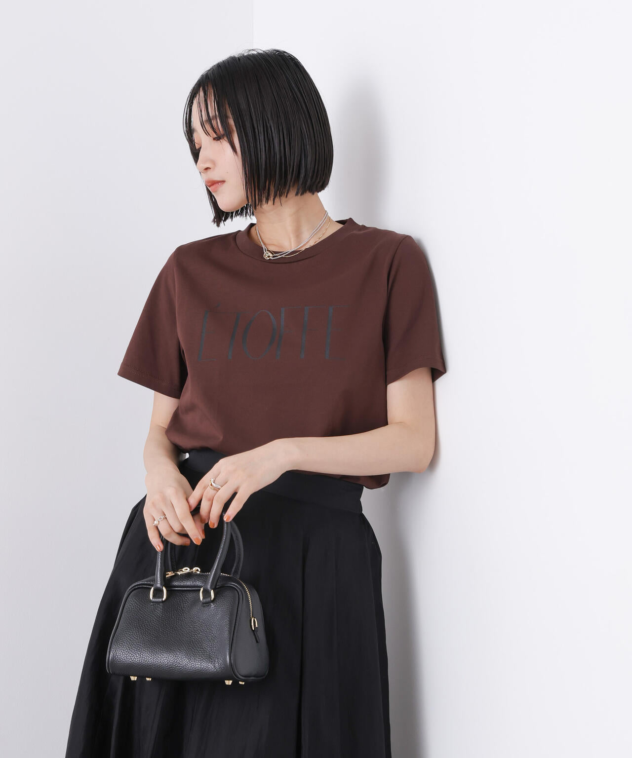 接触冷感&紫外線防止機能 ロゴプリントTシャツ