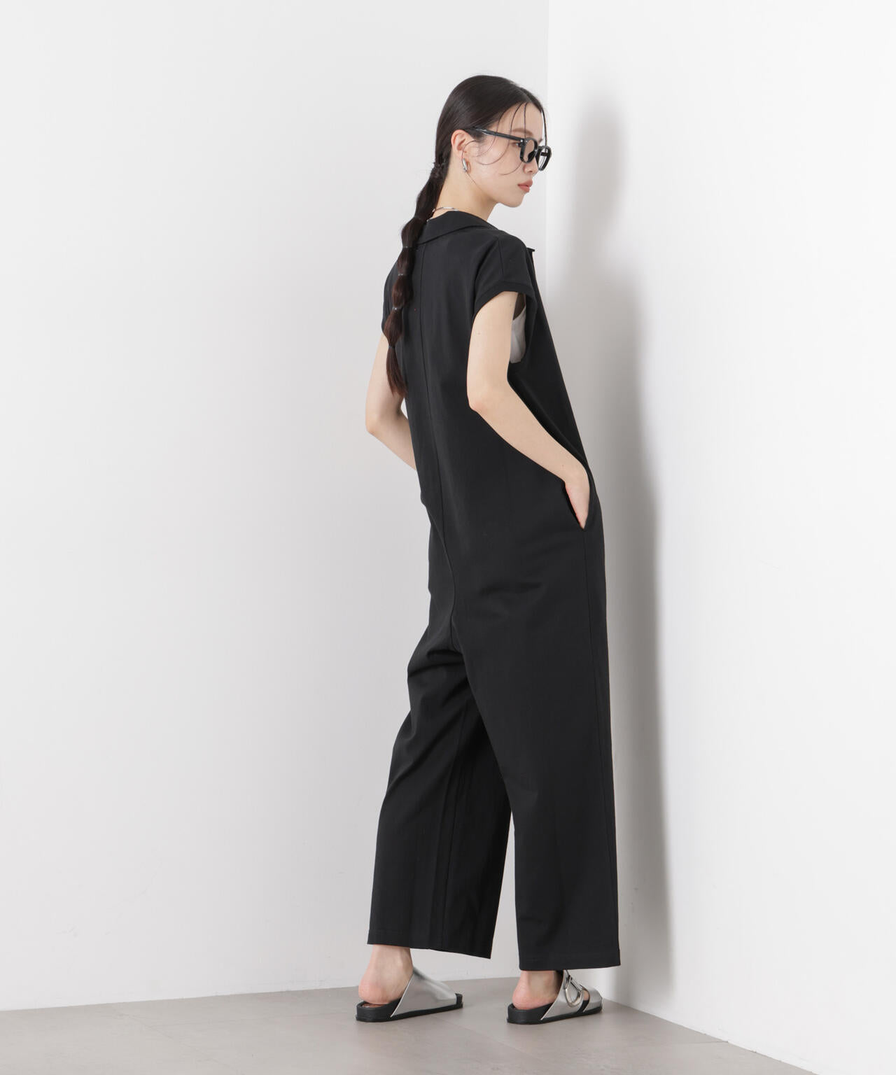 ポロサロペットカットパンツ