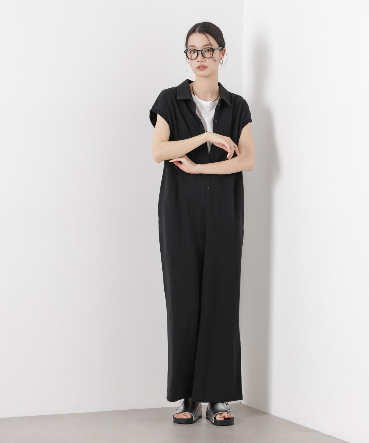 ポロサロペットカットパンツ