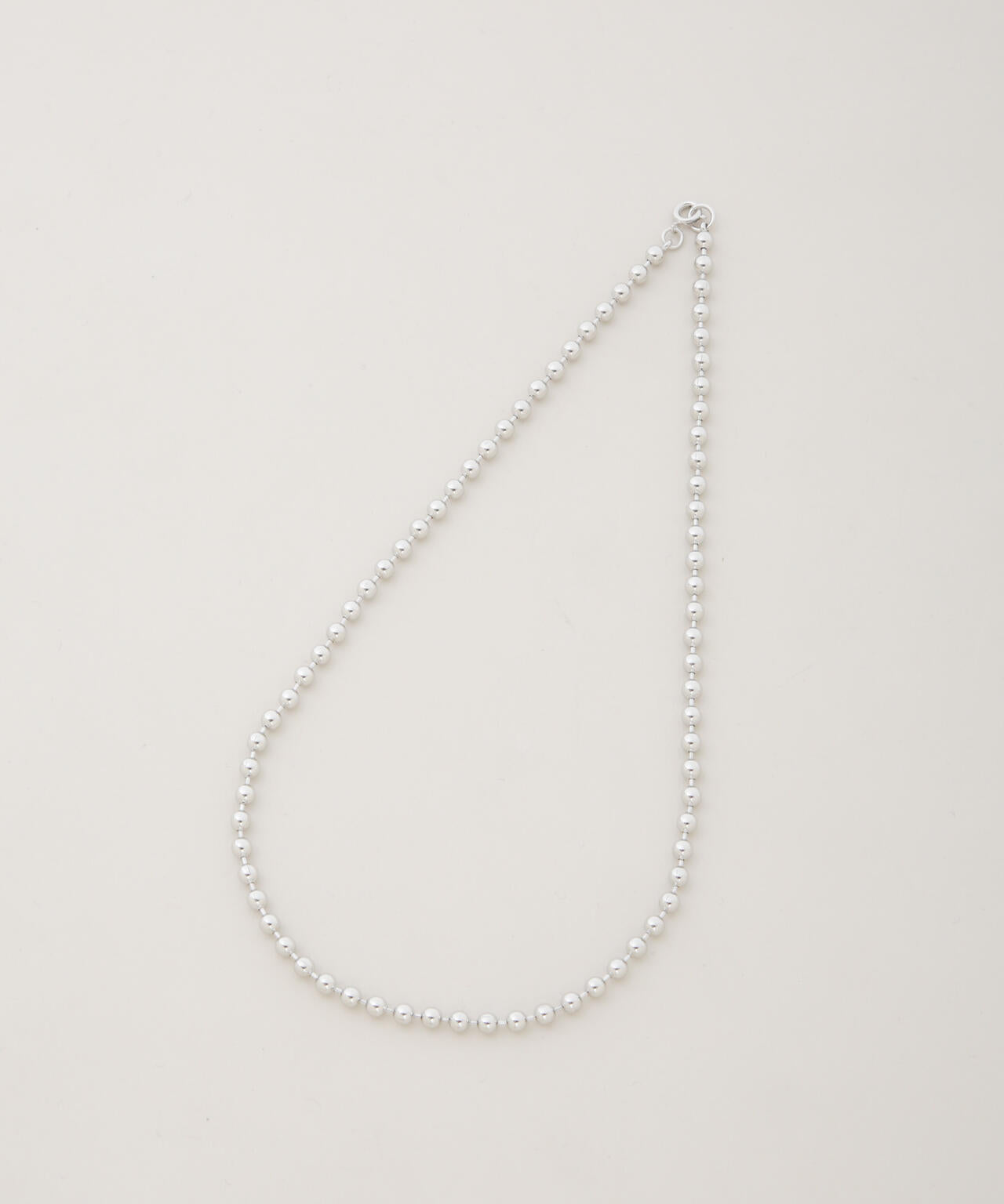 4mmボールチェーンネックレス長さ40cm