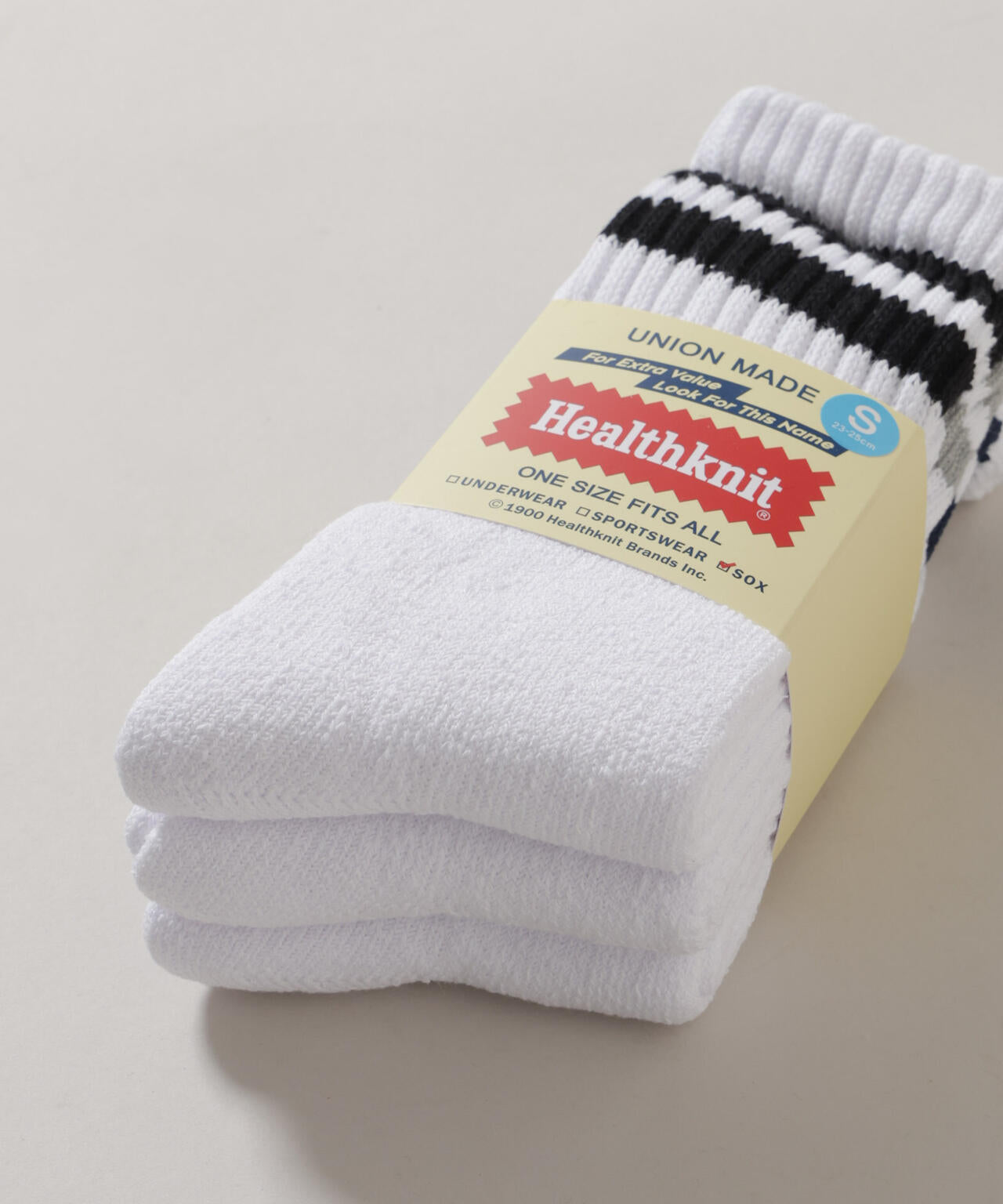 Healthknit/シンカー2本ラインSOX 3足set