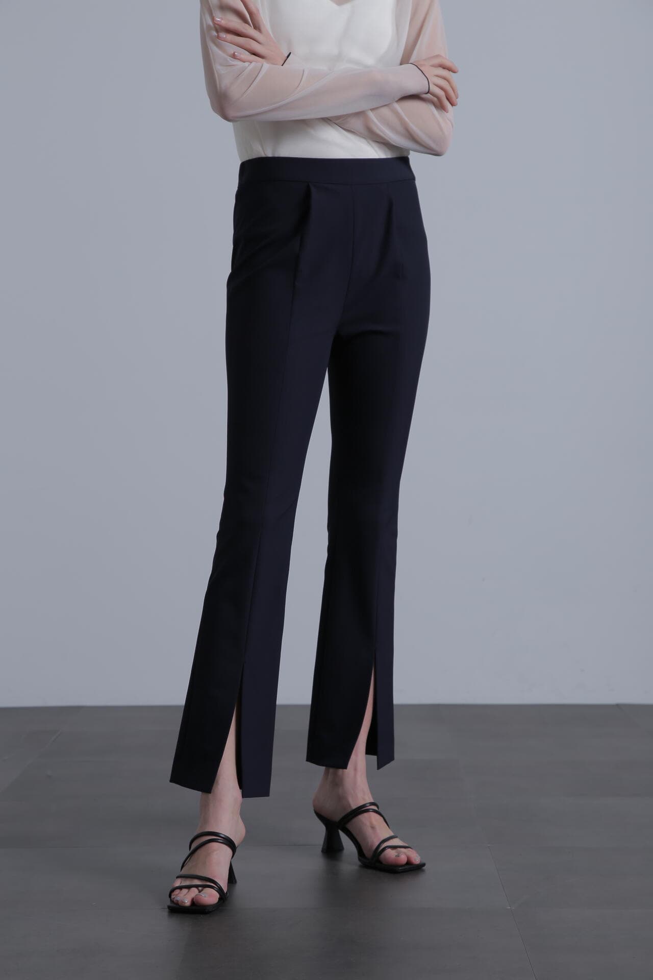 【TV着用】【VERY Giselle 掲載商品】ナイロン2WAYストレッチパンツ