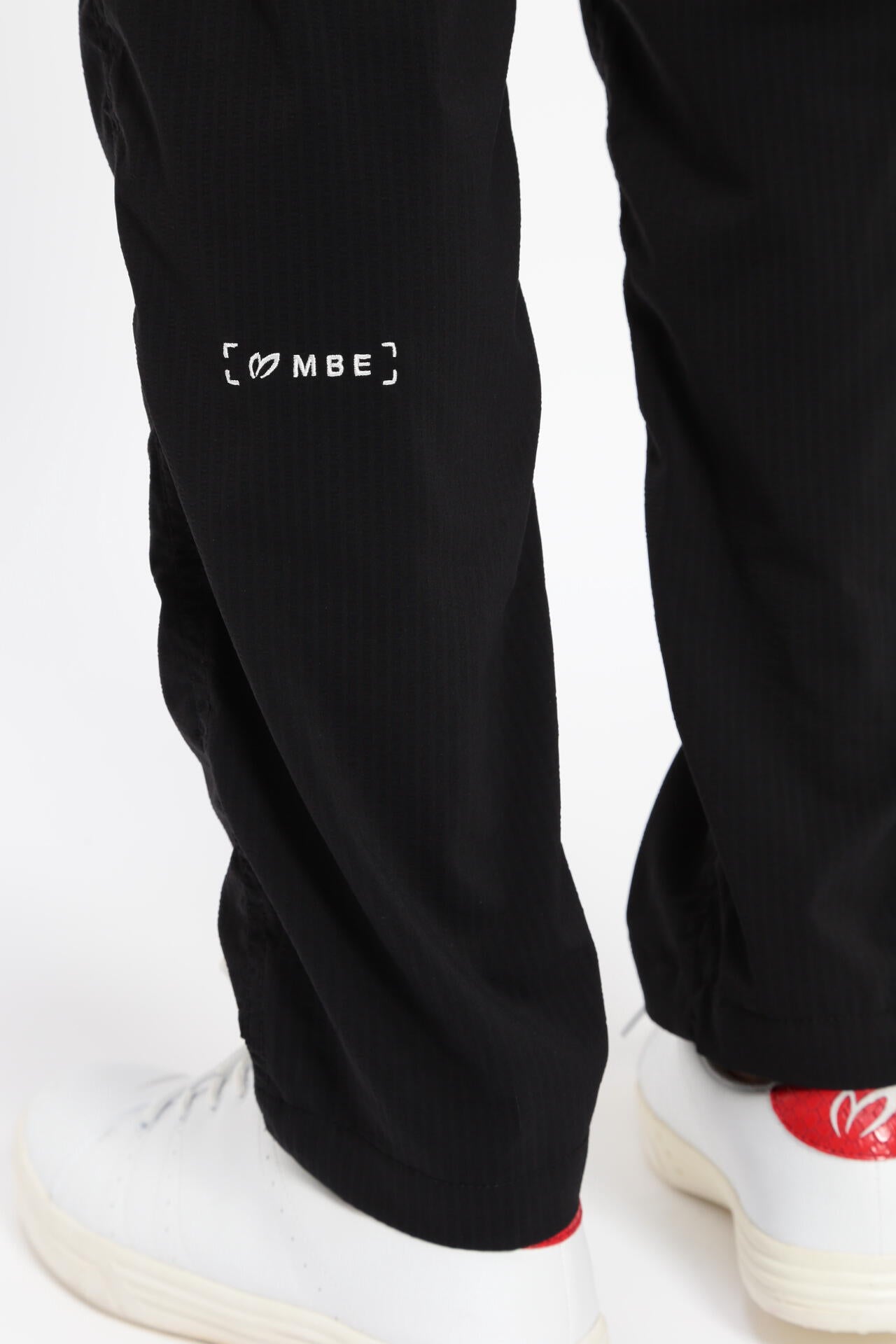 縦編みサッカーストレッチパンツ