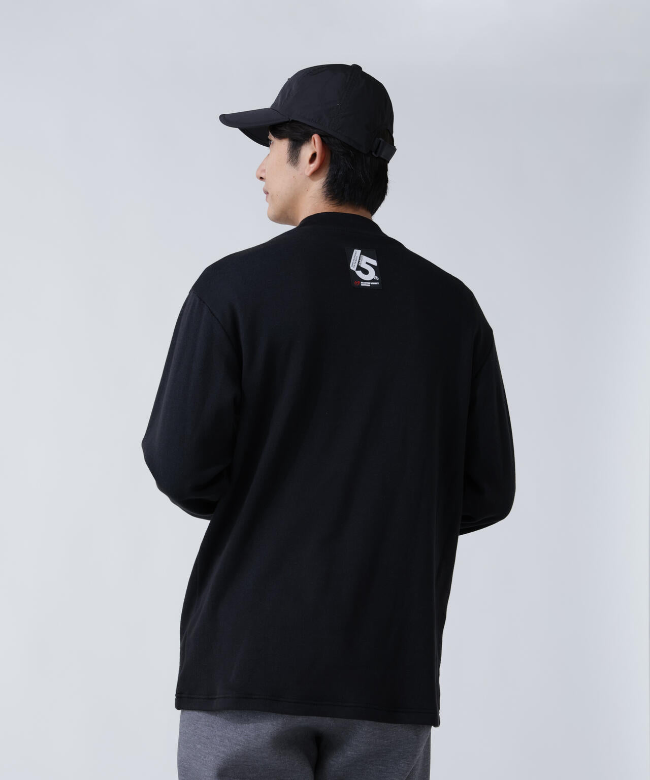 【岩井ツインズコラボカラーあり】スーパーストレッチ裏起毛長袖ハイネックカットソー