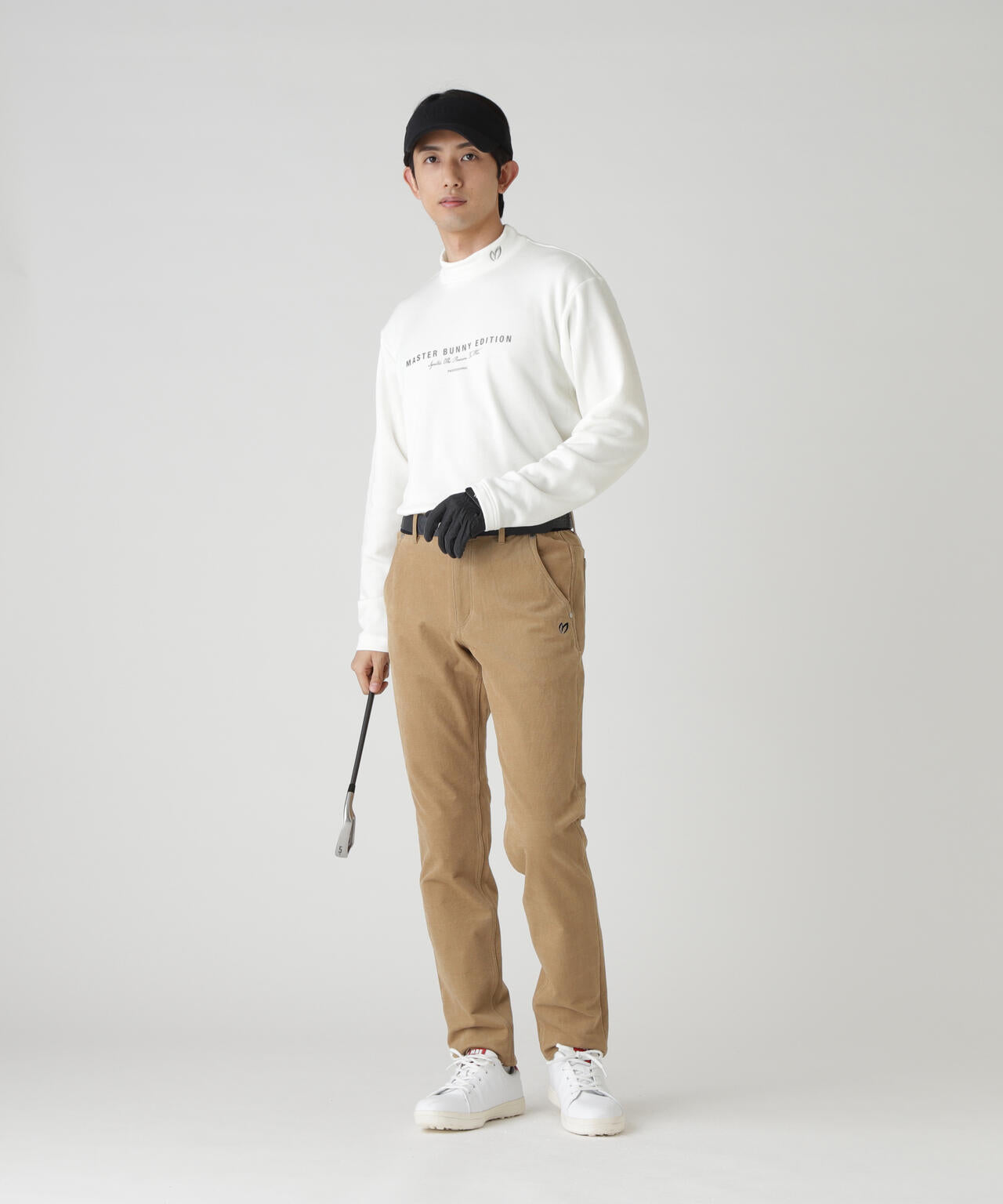 【岩井ツインズコラボカラーあり】スーパーストレッチ裏起毛長袖ハイネックカットソー