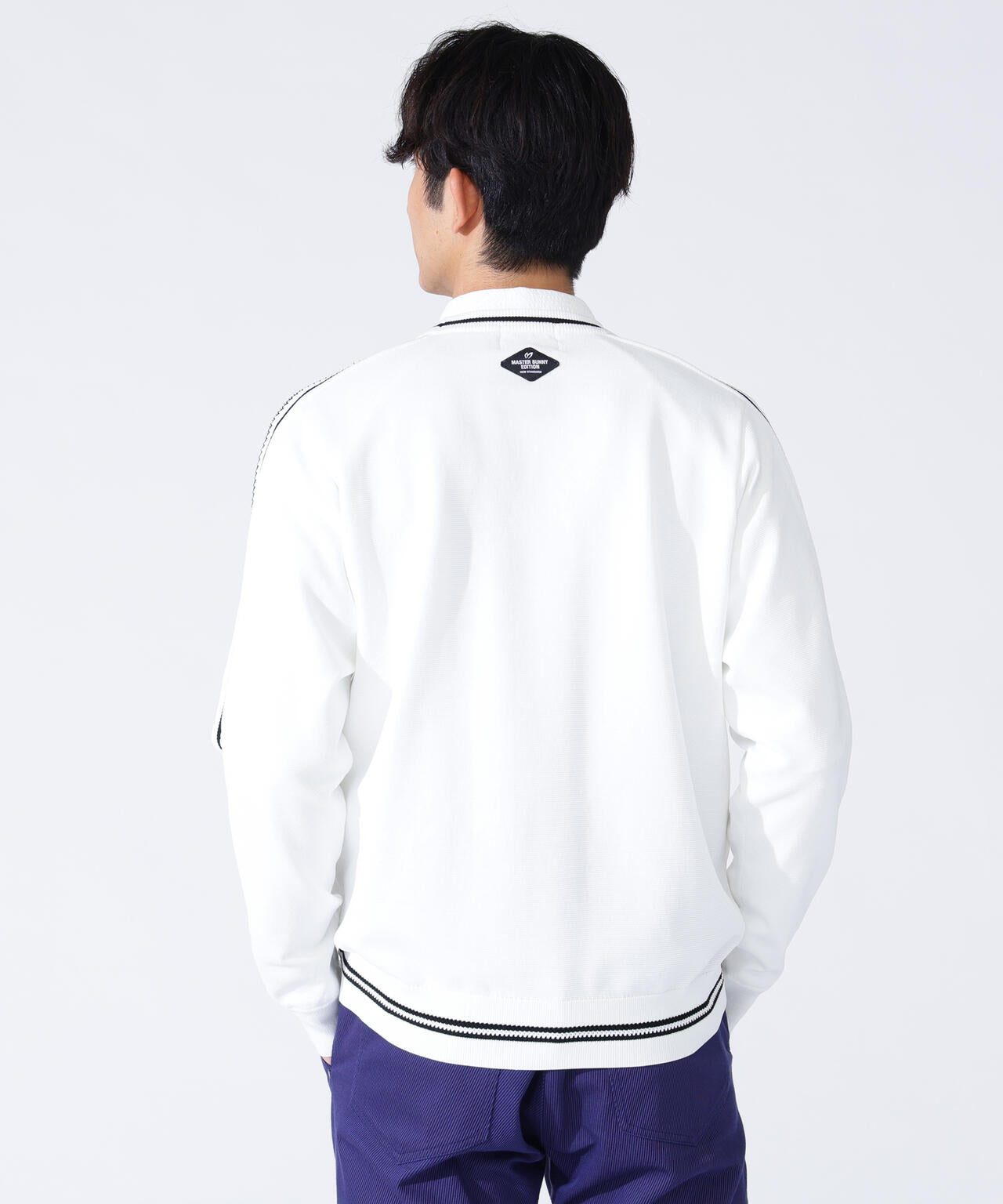 クルーネックニットプルオーバー