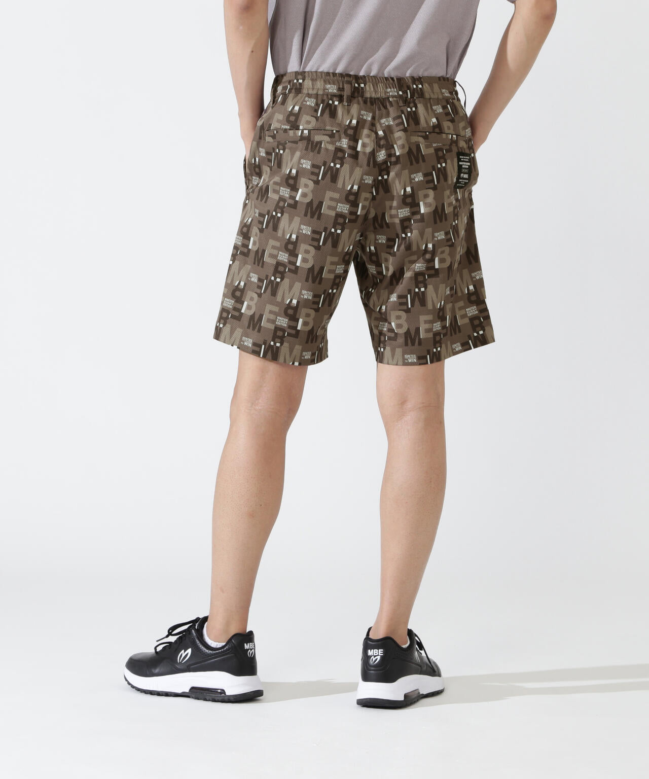 MBEプリントドビーストレッチショートパンツ