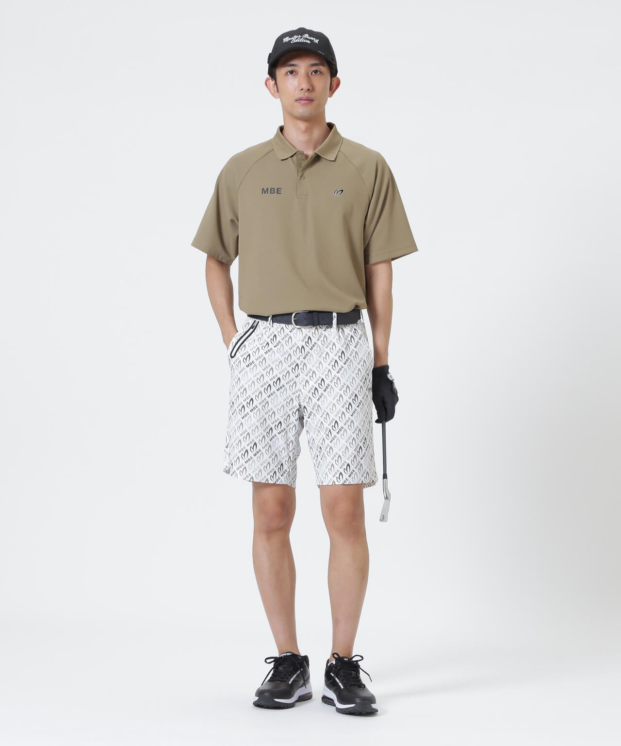 Mマークプリントショートパンツ