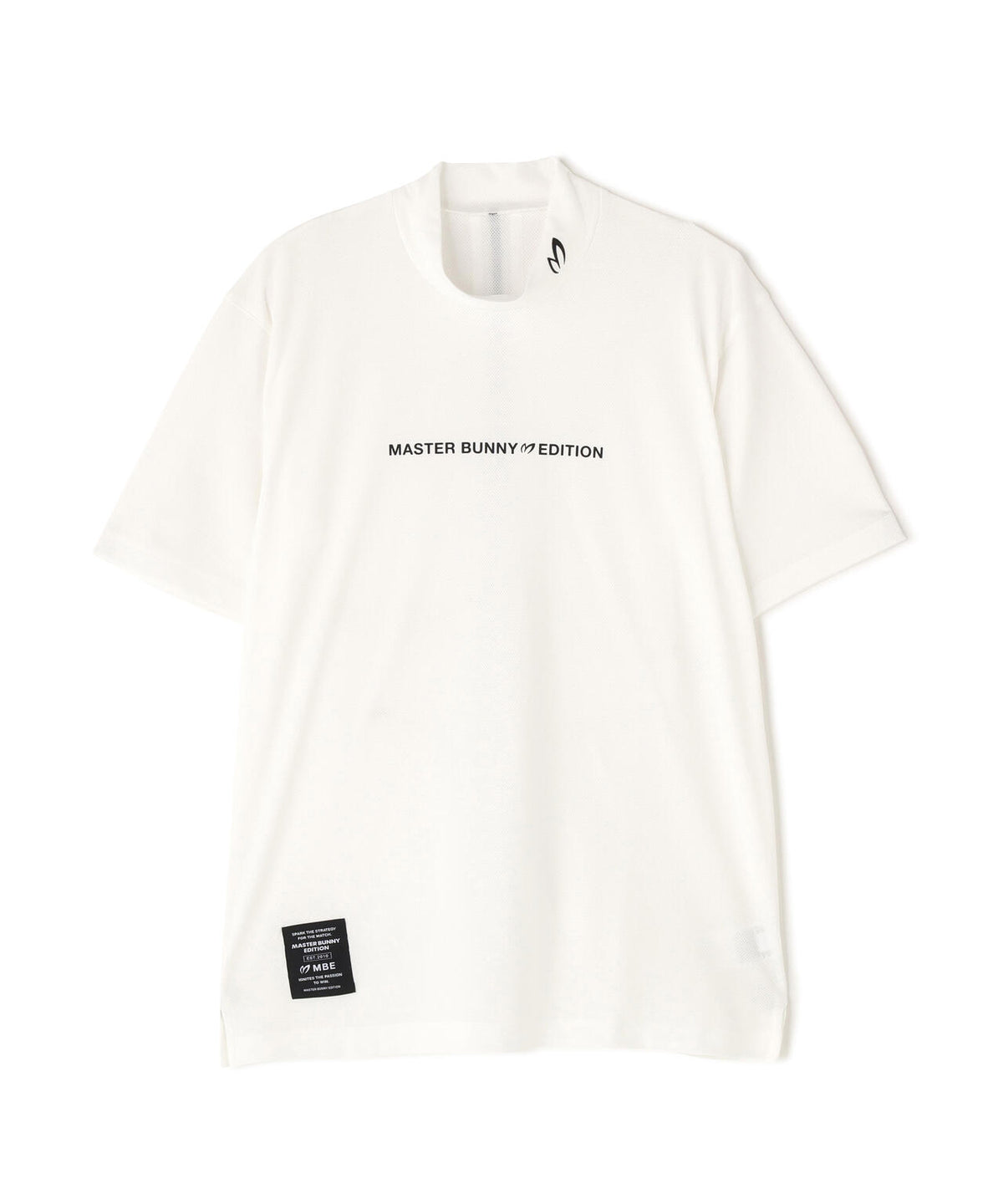 トリコットメッシュ半袖ハイネックカットソー (MENS)