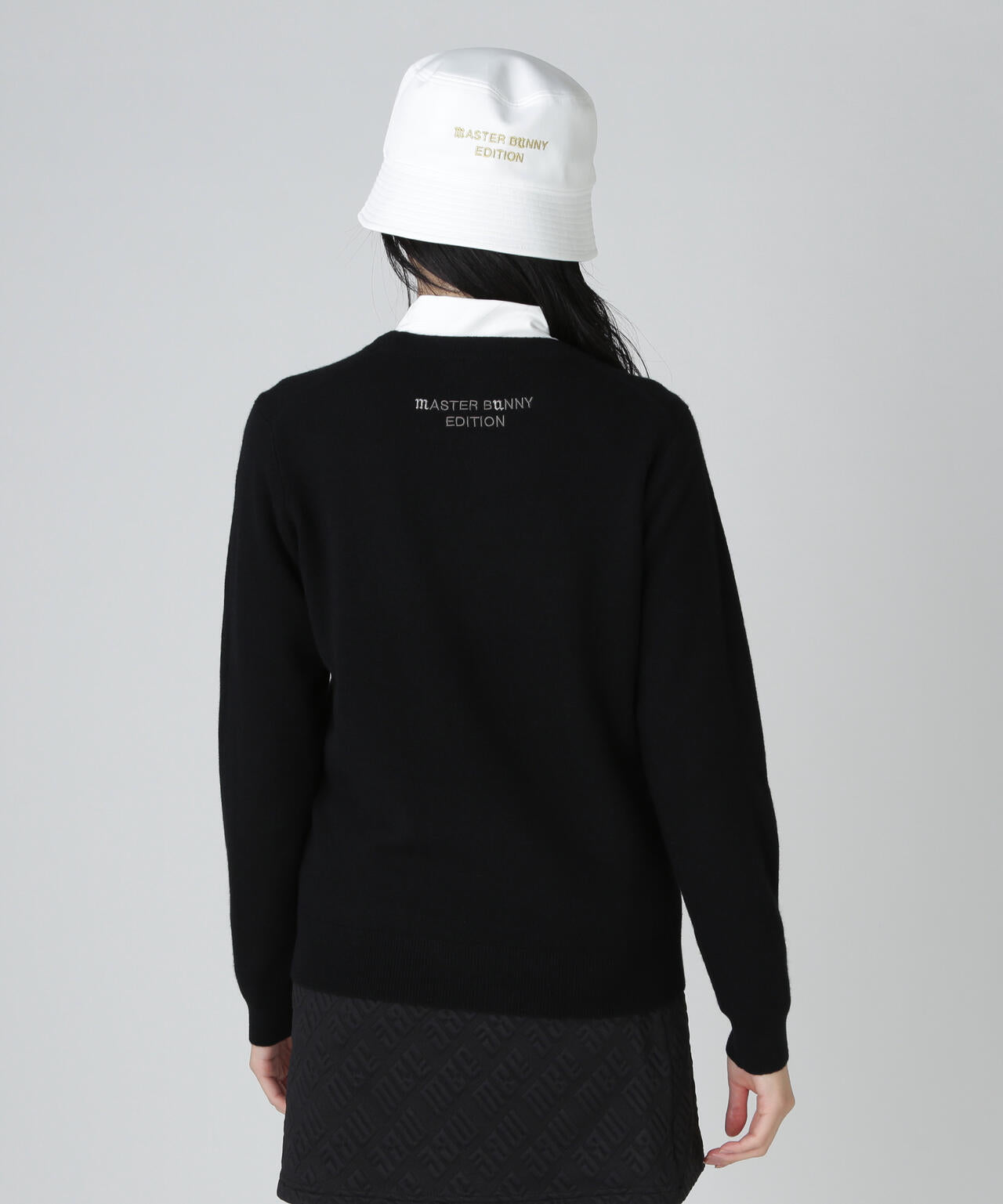 【上田桃子プロコラボカラーあり】カシミヤクルーネックニットプルオーバー