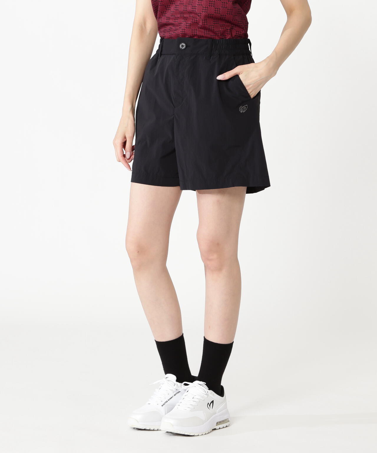 ナイロンストレッチショートパンツ