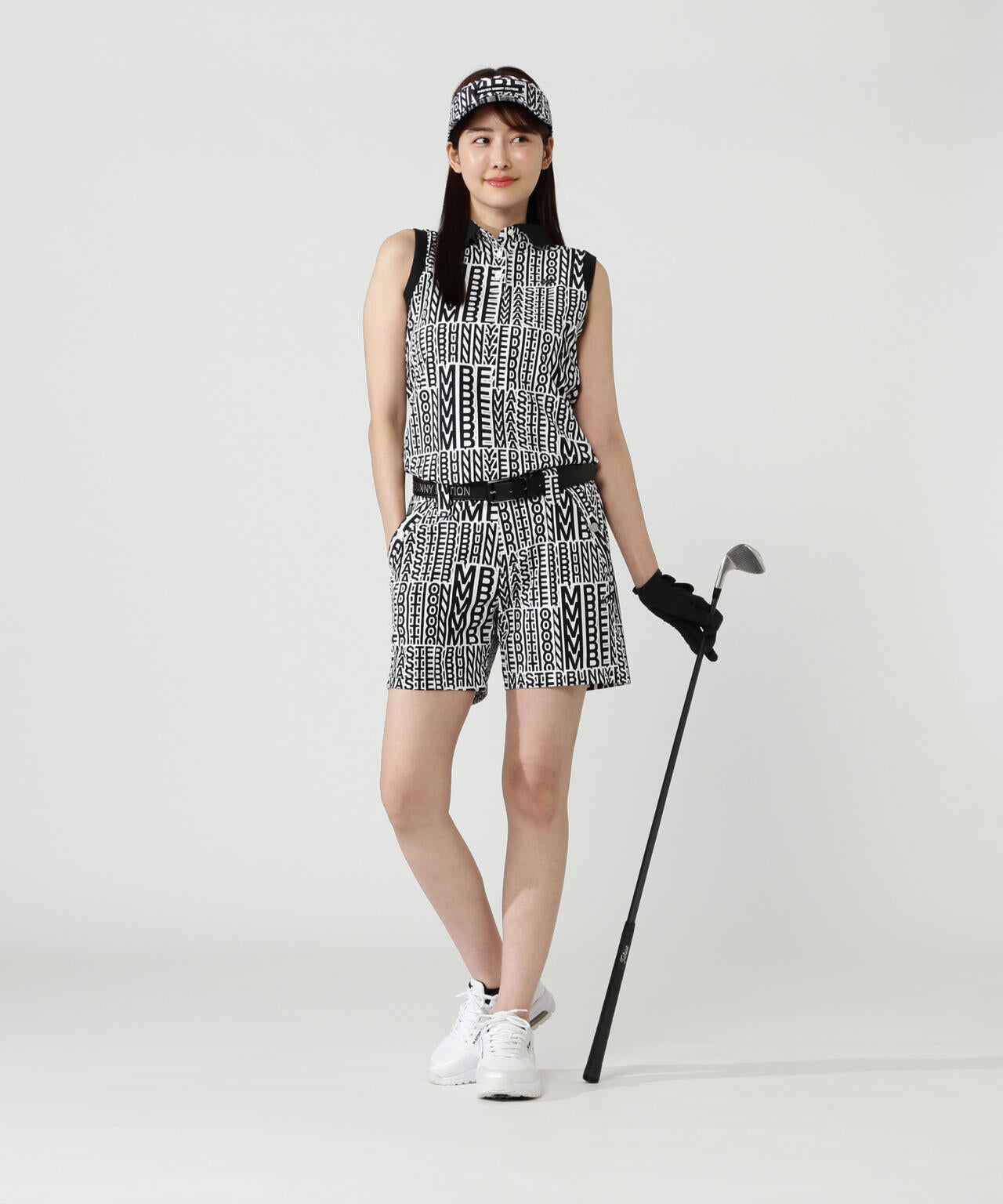 ナイロンストレッチプリントショートパンツ