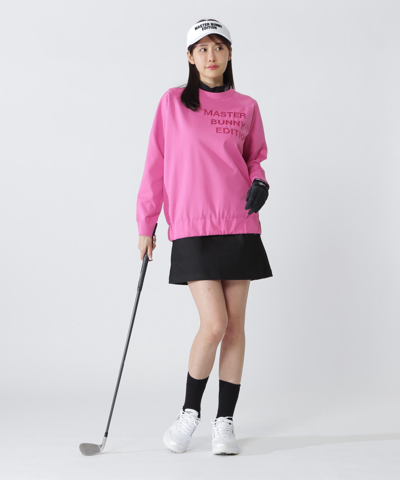 クルーネックニットプルオーバー