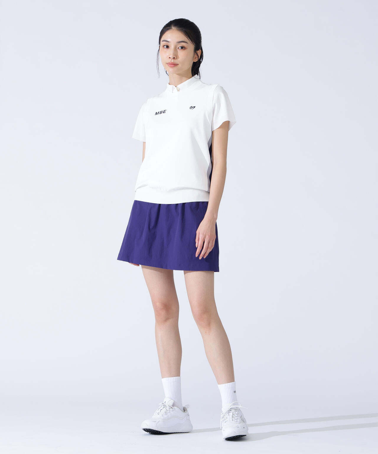 クルーネックニットベスト