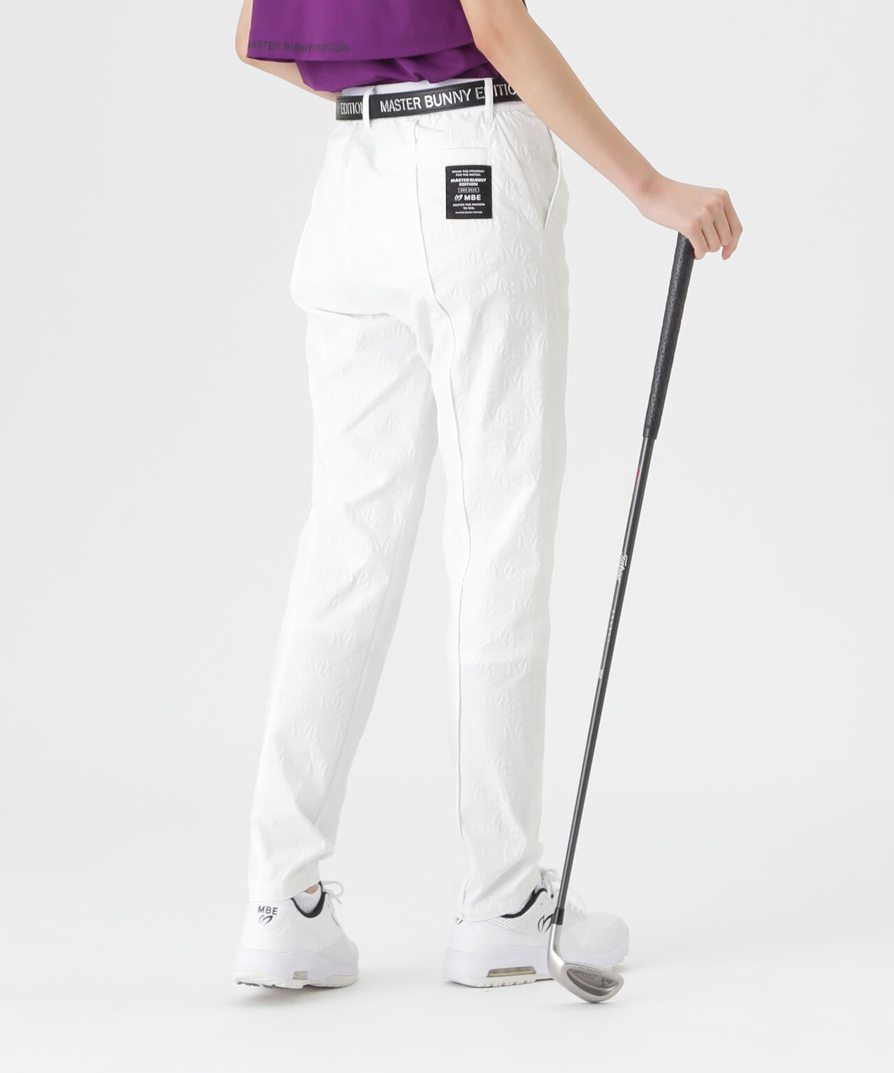 MBEエンボス柄パンツ (WOMENS)