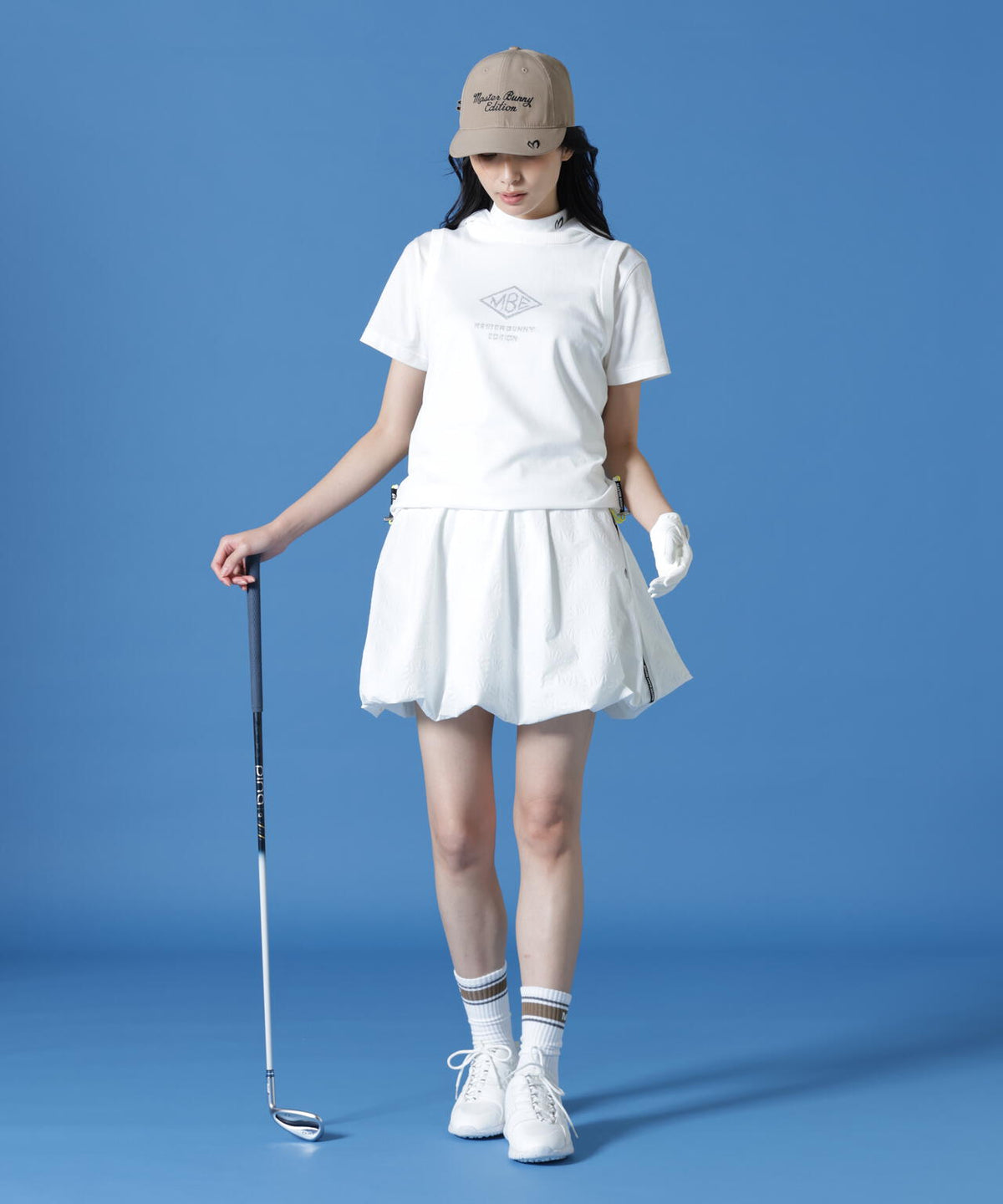 MBEエンボス柄スカート (WOMENS)