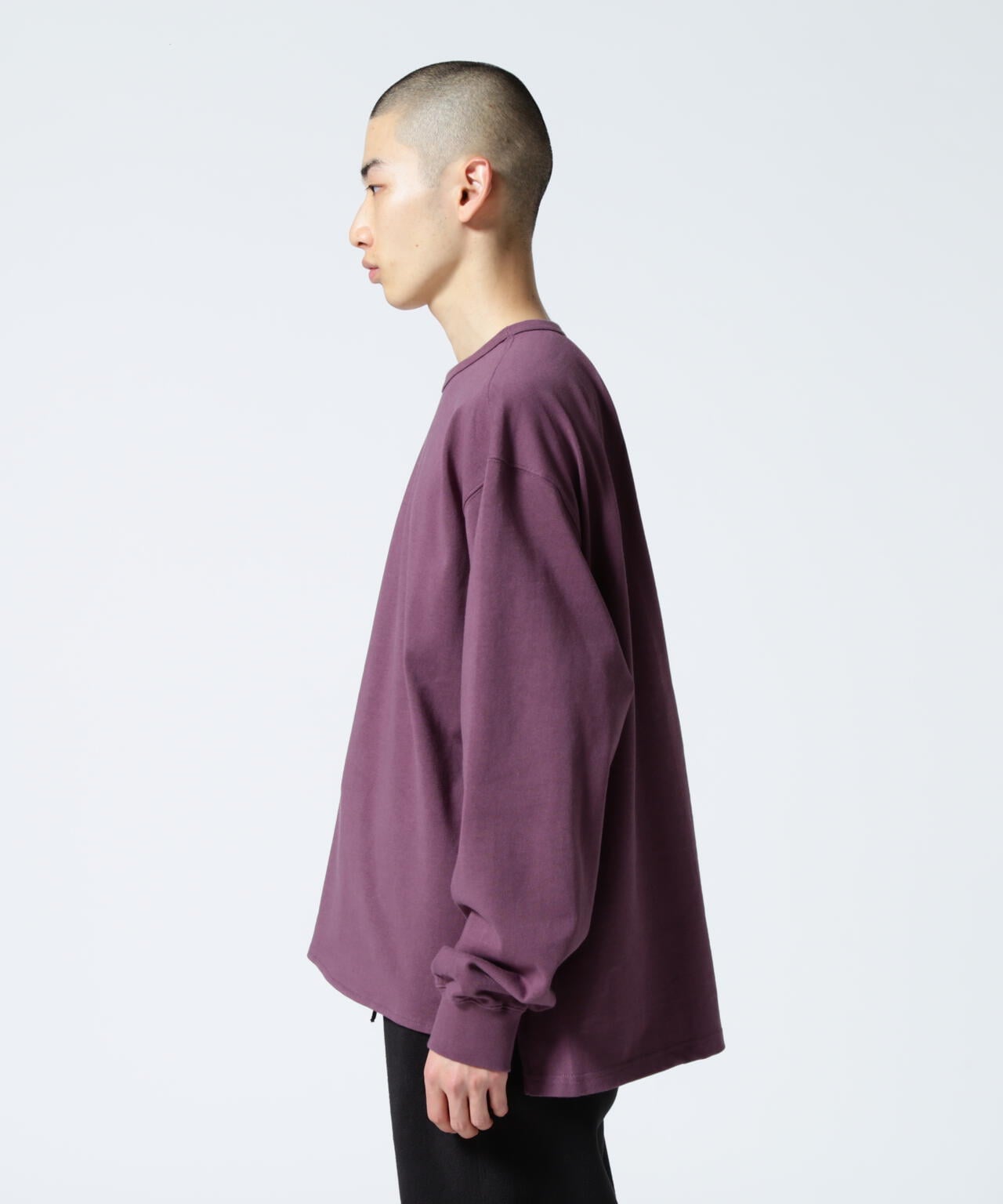 MANASTASH/マナスタッシュ　MS TUCK LONG SLEEVE TEE　タックロングスリーブティー