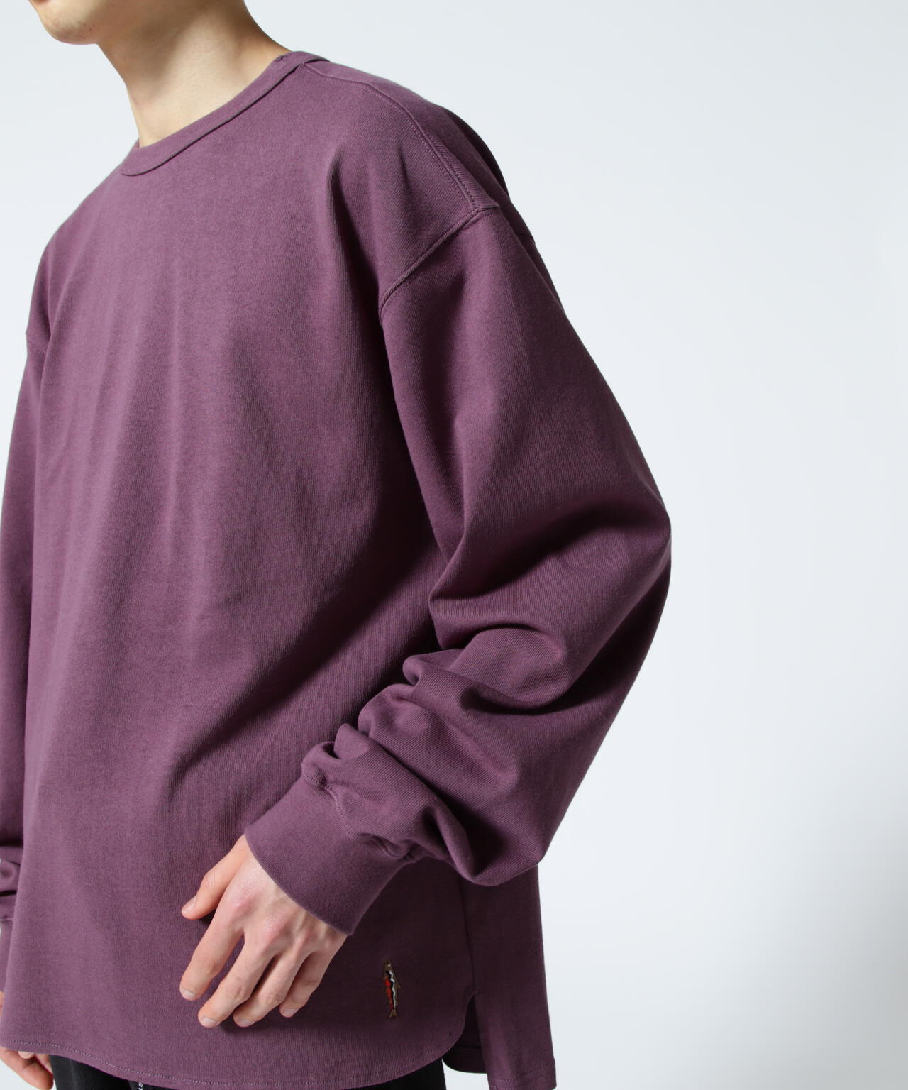 MANASTASH/マナスタッシュ　MS TUCK LONG SLEEVE TEE　タックロングスリーブティー