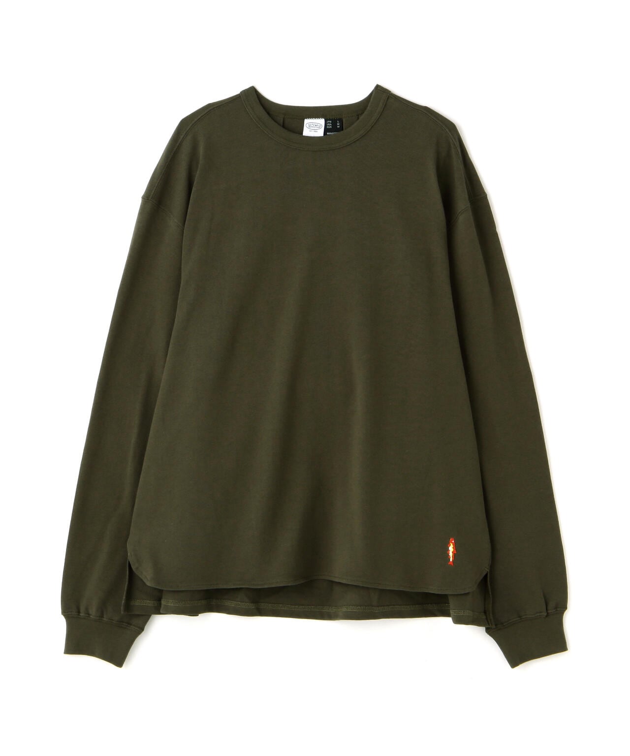 MANASTASH/マナスタッシュ　MS TUCK LONG SLEEVE TEE　タックロングスリーブティー