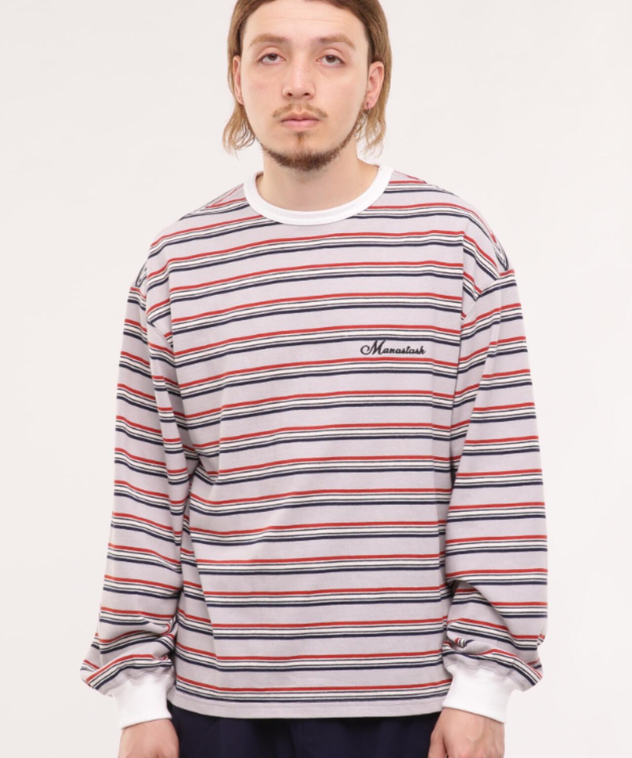 MANASTASH/マナスタッシュ　CLASSIC BORDER TEE クラシックボーダーティー