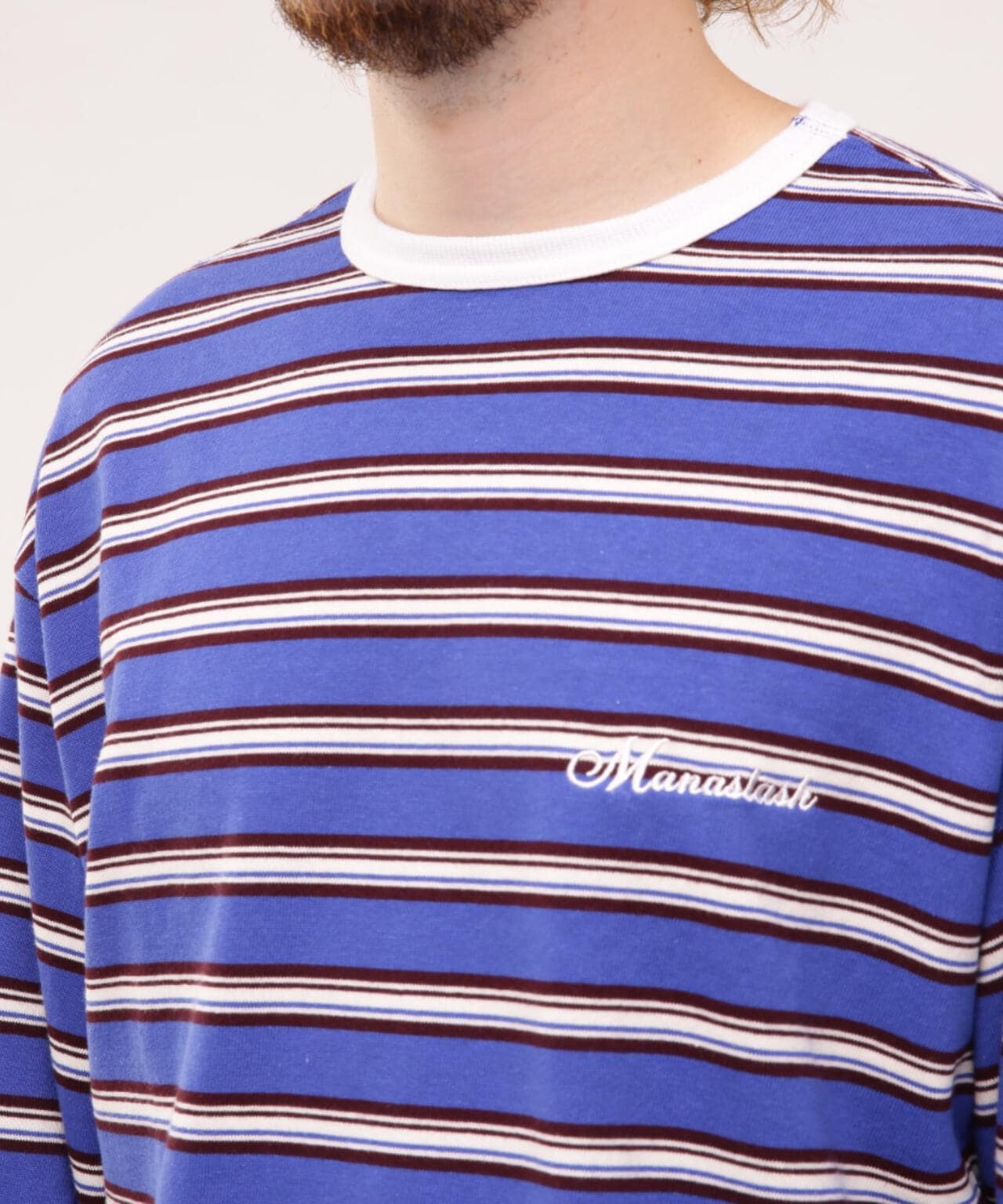 MANASTASH/マナスタッシュ　CLASSIC BORDER TEE クラシックボーダーティー