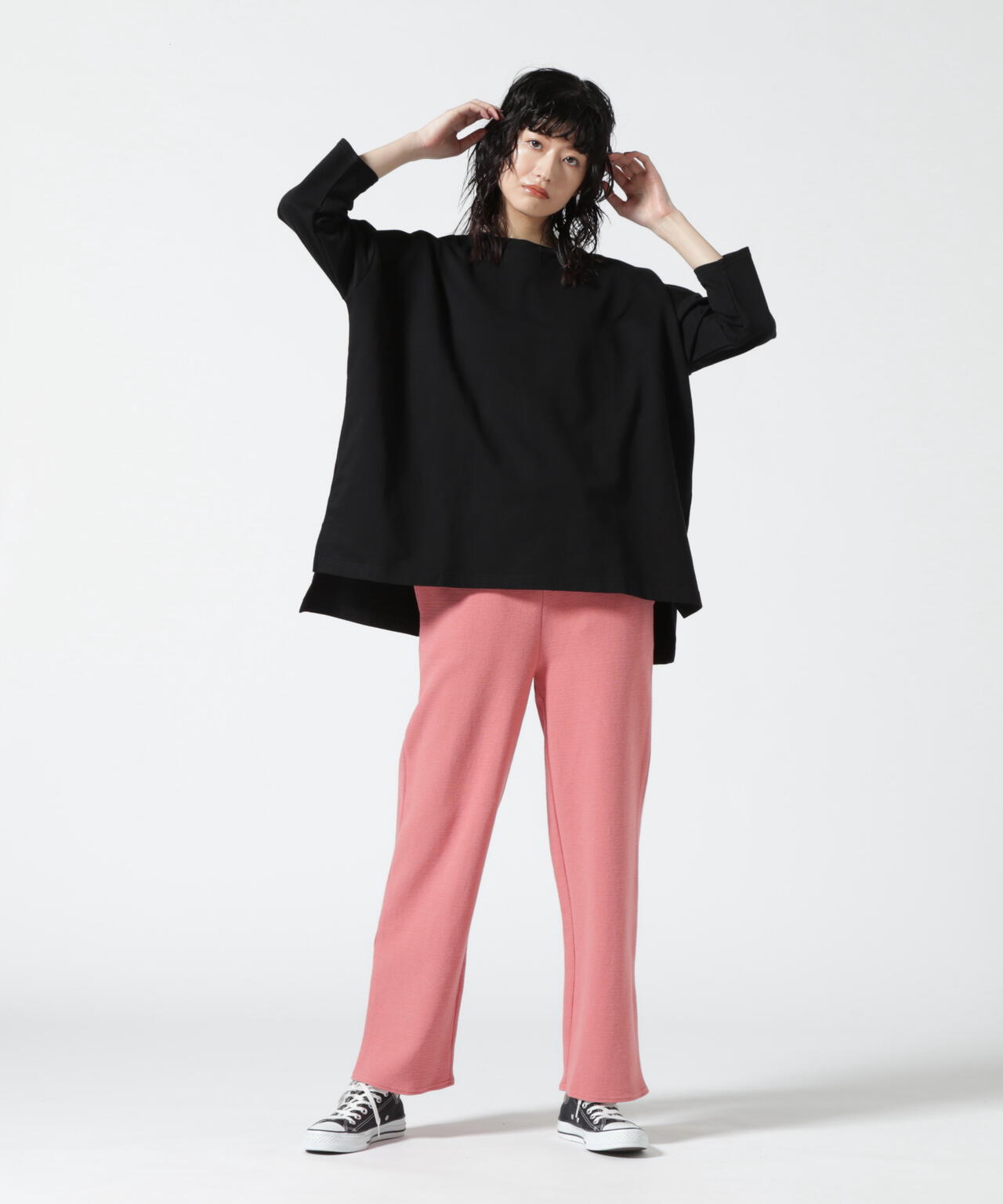 MANASTASH/マナスタッシュ　フレンチテリーワイドプルオーバー