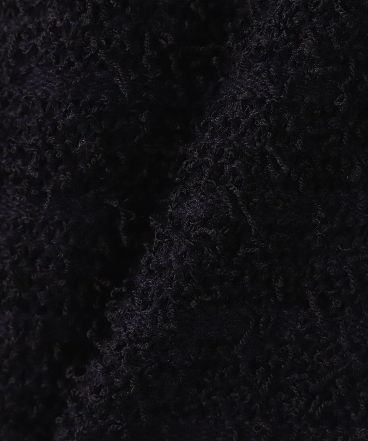 B omnivore/ビーオムニボー　コットンファンシーヤーン2WAYプルオーバー