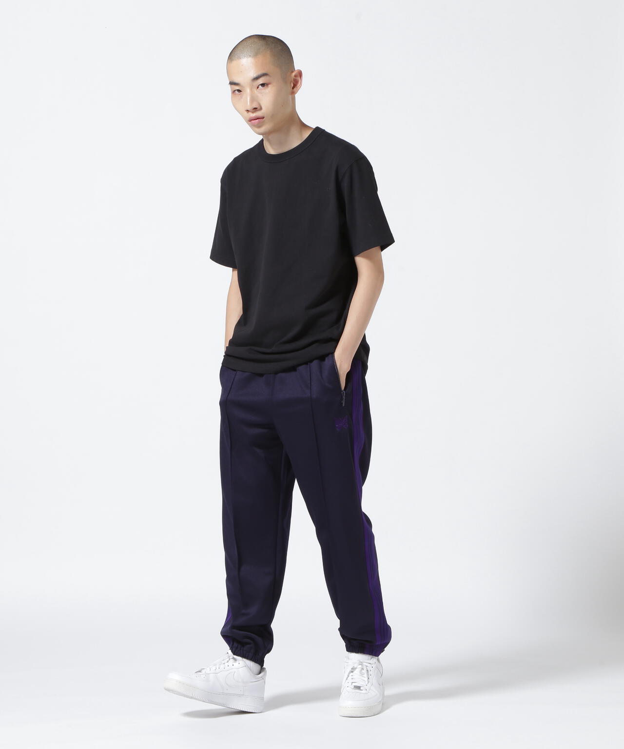 Needles/ニードルズ　Zipped Track Pant - Poly Smooth