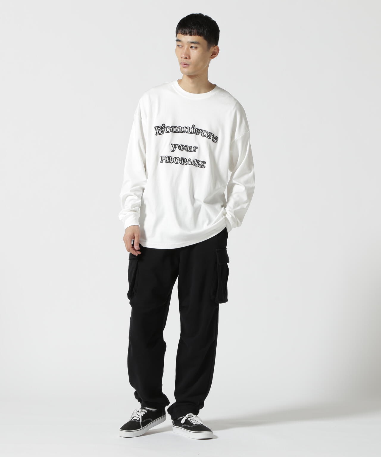 B omnivore/ビーオムニボー propase L/S Tee