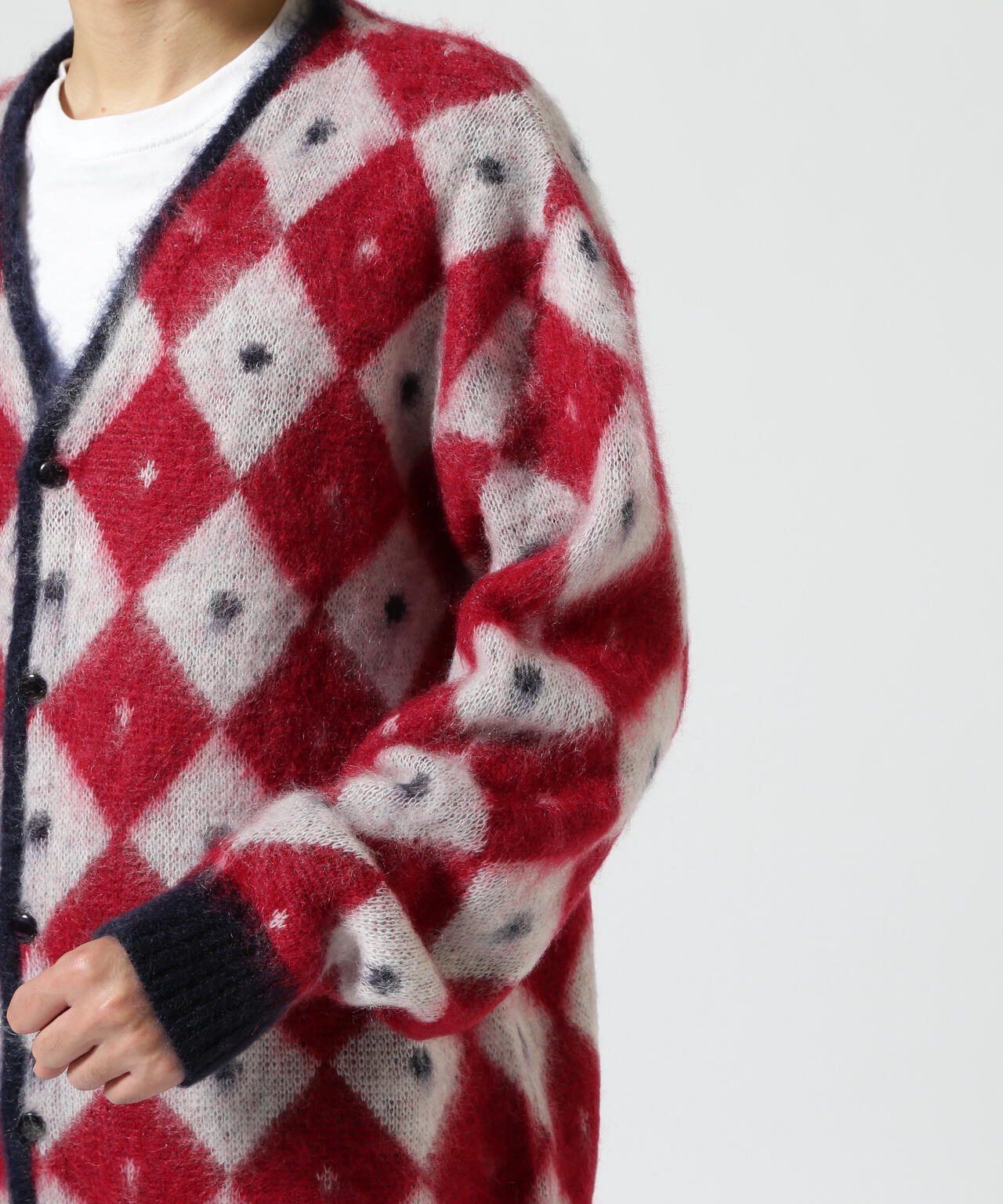 Needles/ニードルズ　Mohair Cardigan - Diamond