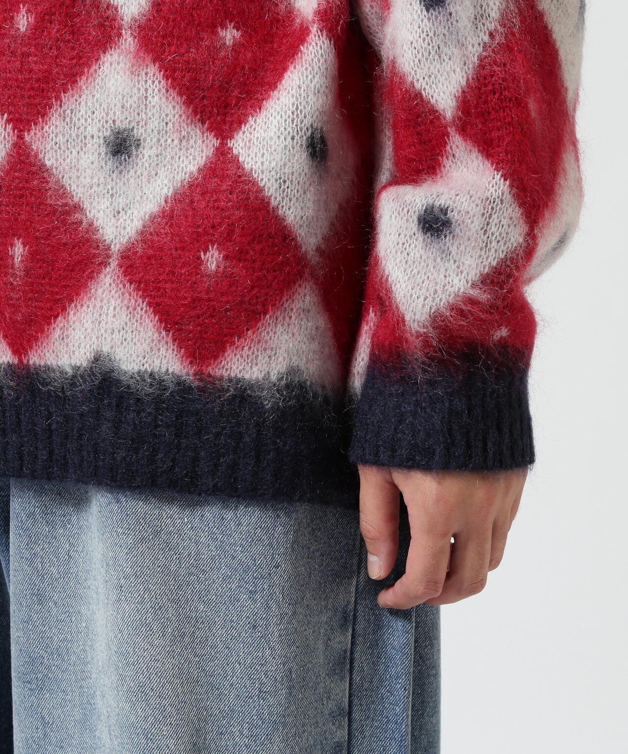 Needles/ニードルズ　Mohair Cardigan - Diamond