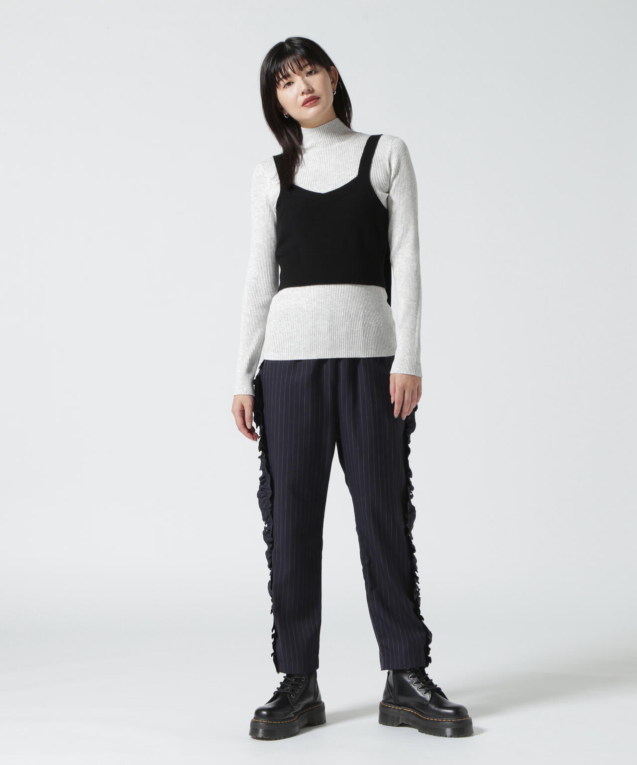 RHODOLIRION/ロドリリオン　BOILED WOOL KNIT CAMISOLE
